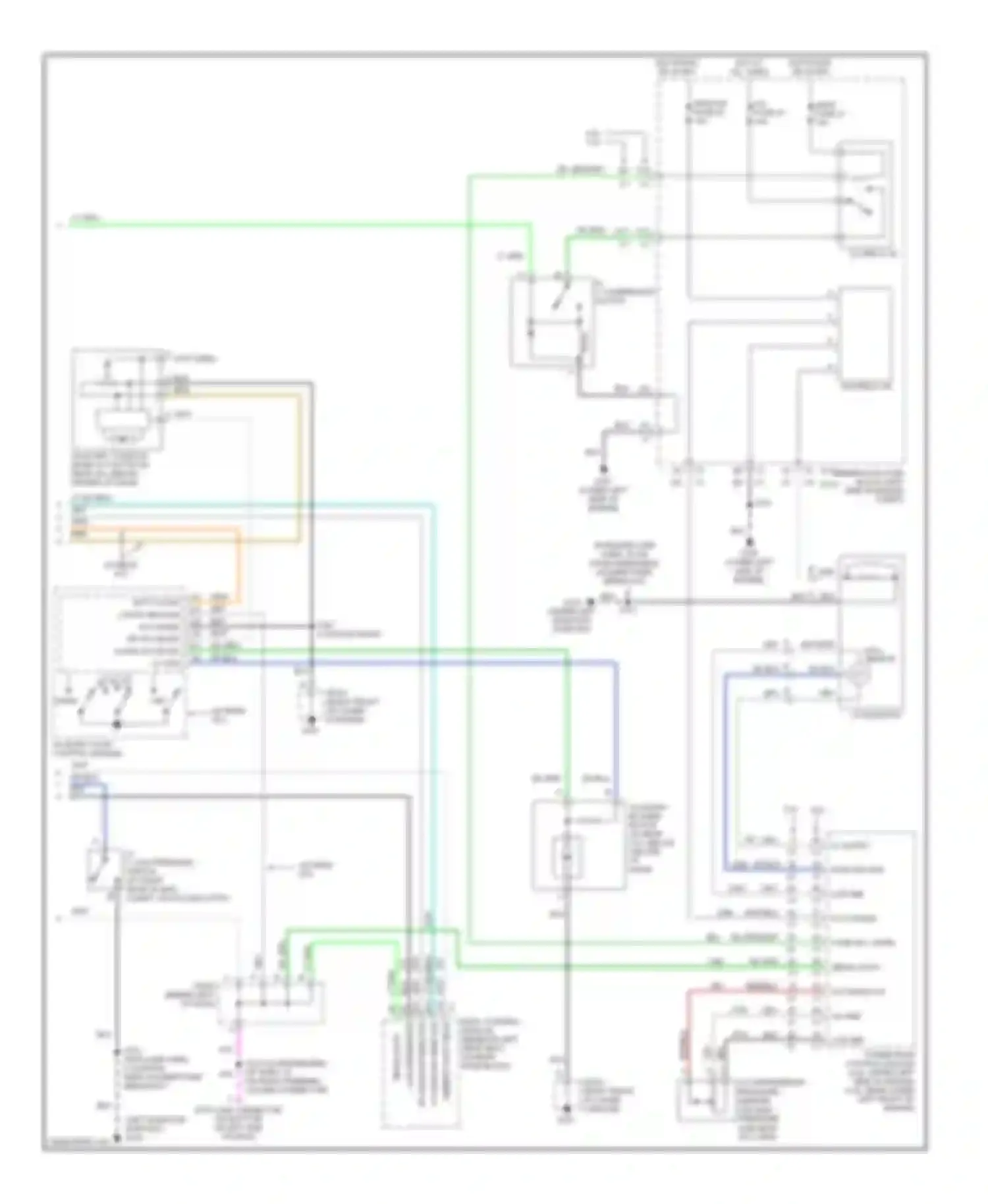 TrailBlazer Chevrolet I (2001-2006): Automatic a/c circuit, short wheel base (2 of 2)