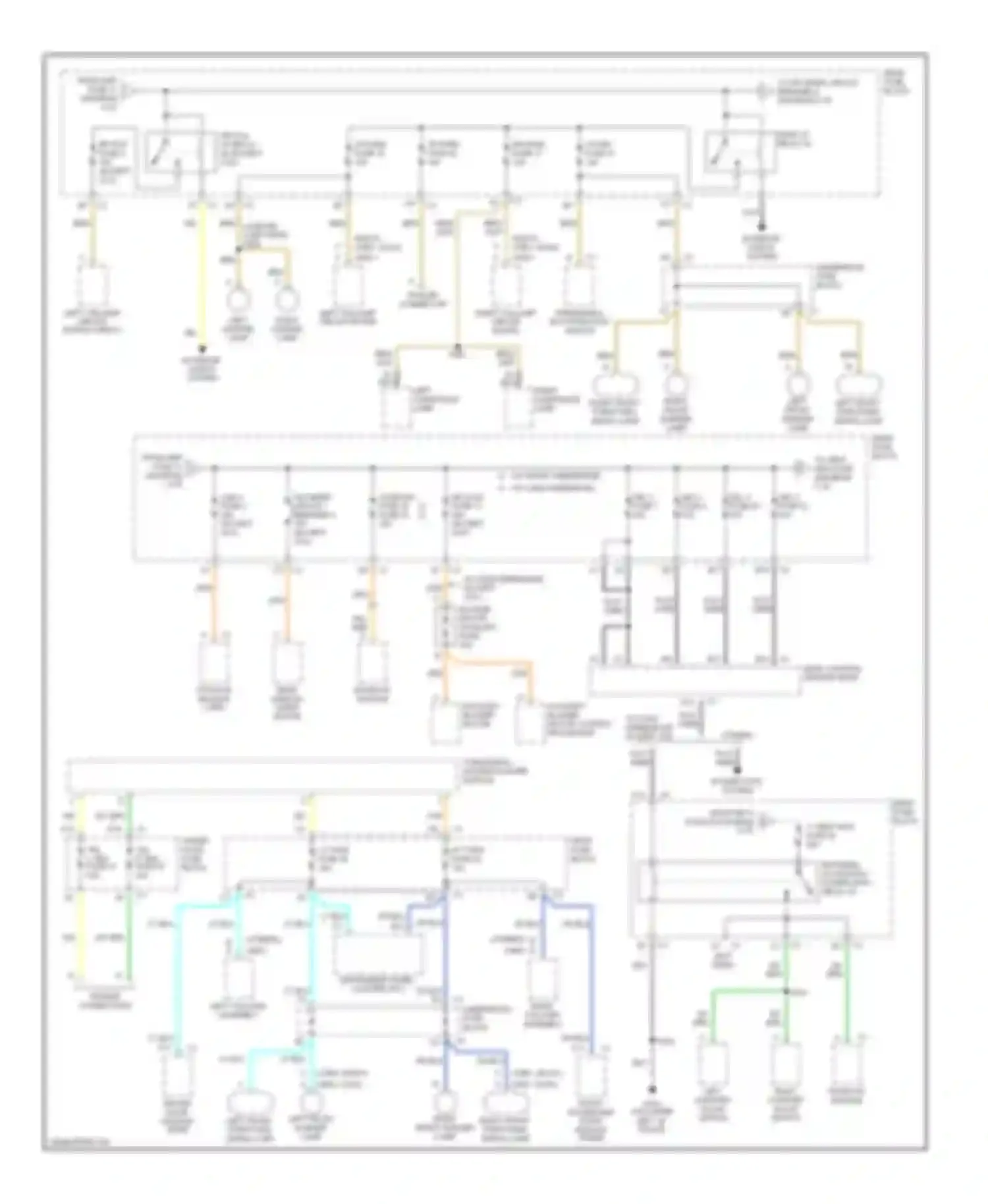 TrailBlazer Chevrolet I (2001-2006): Power distribution circuit (5 of 7)