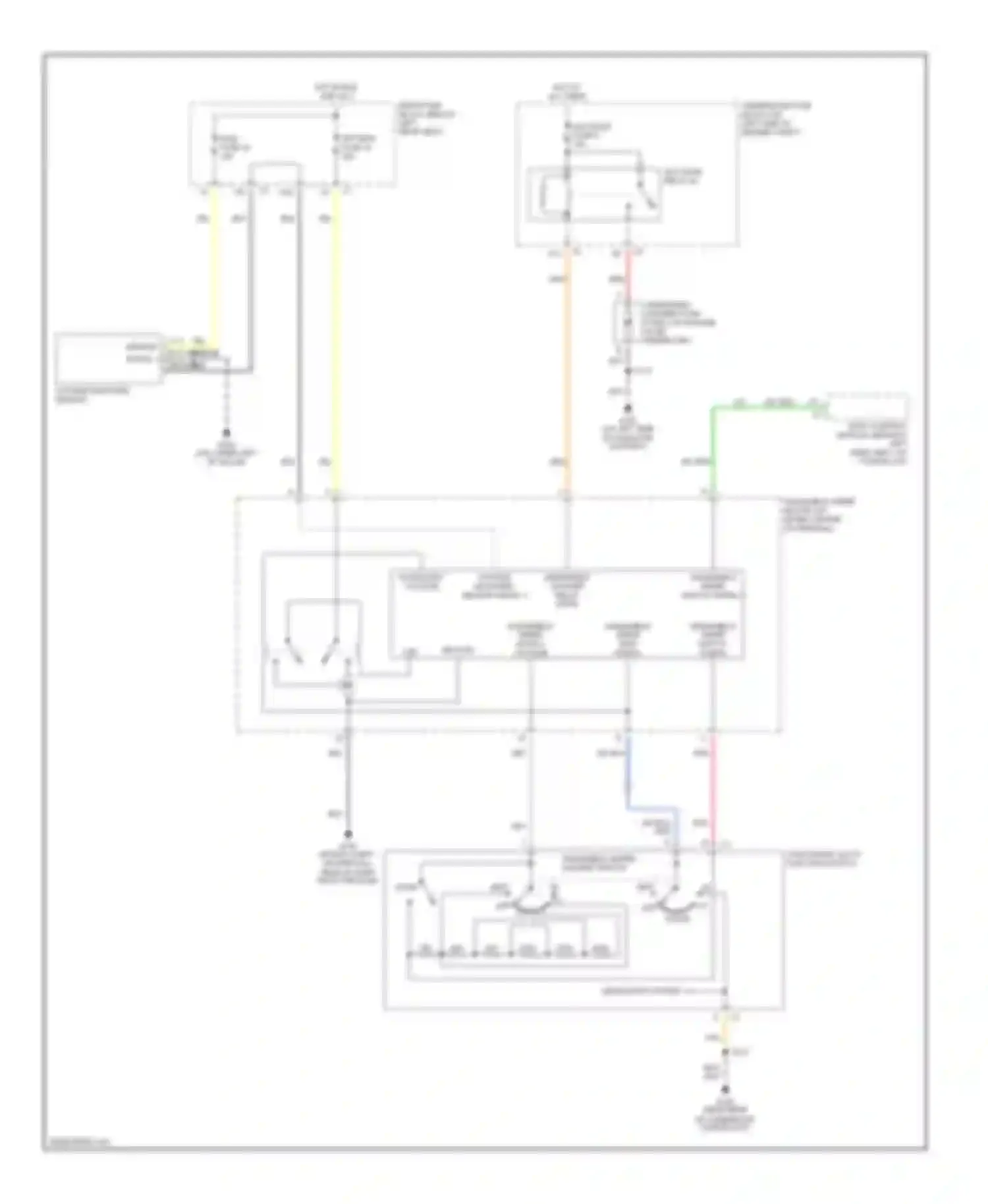 TrailBlazer Chevrolet I (2001-2006): Front wiper/washer circuit