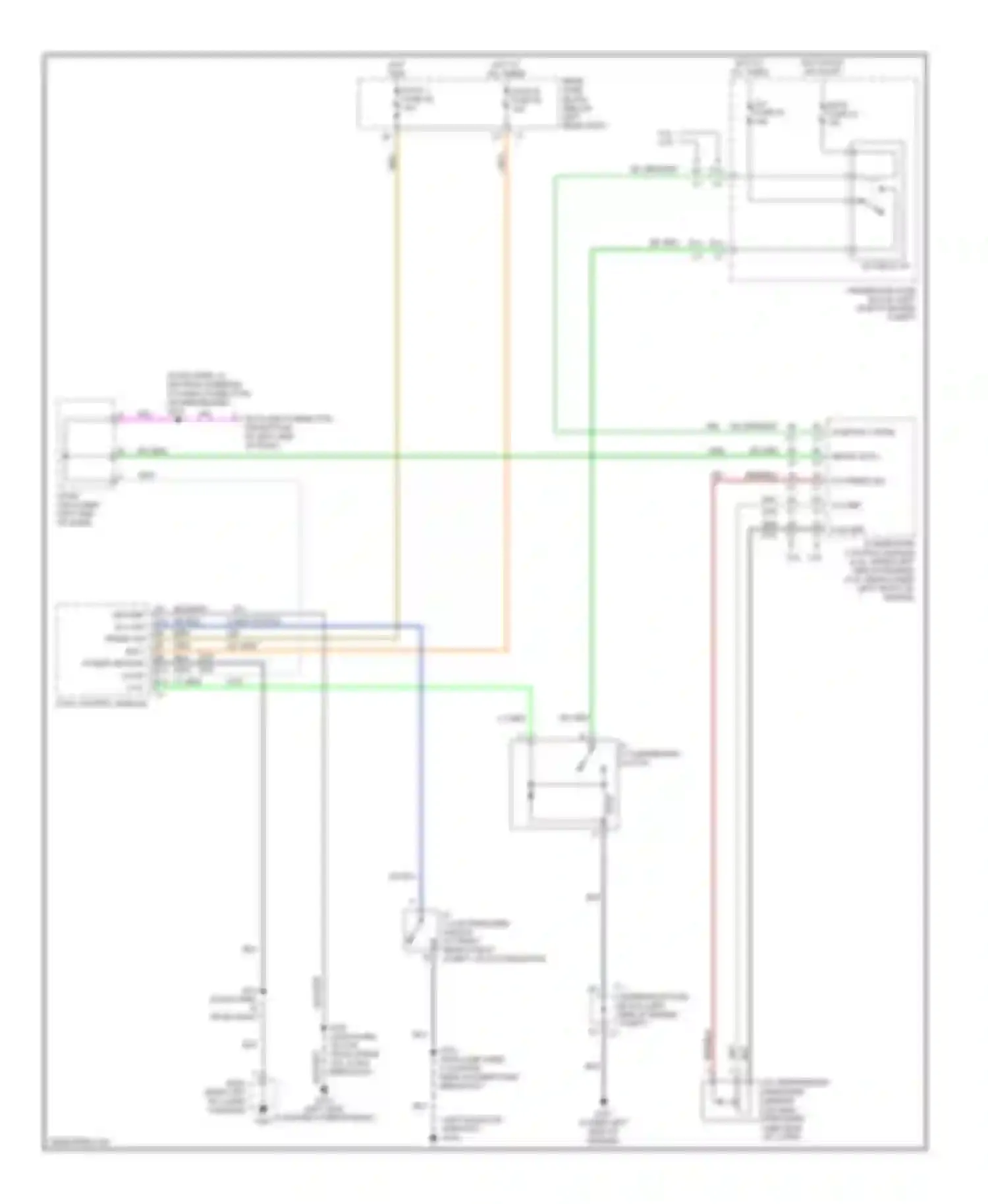 Wiring diagram a/c press sig for Chevrolet TrailBlazer I (2001-2006) (3 of 5)