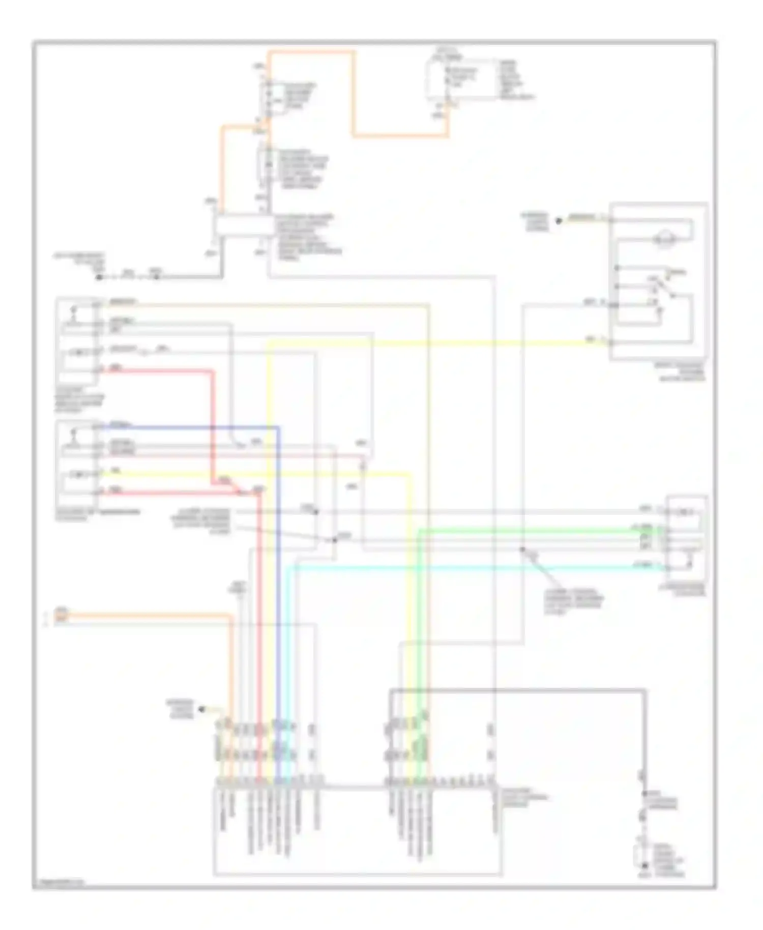 Wiring diagram auxiliary hvac control module for Chevrolet TrailBlazer I (2001-2006) (6 of 10)