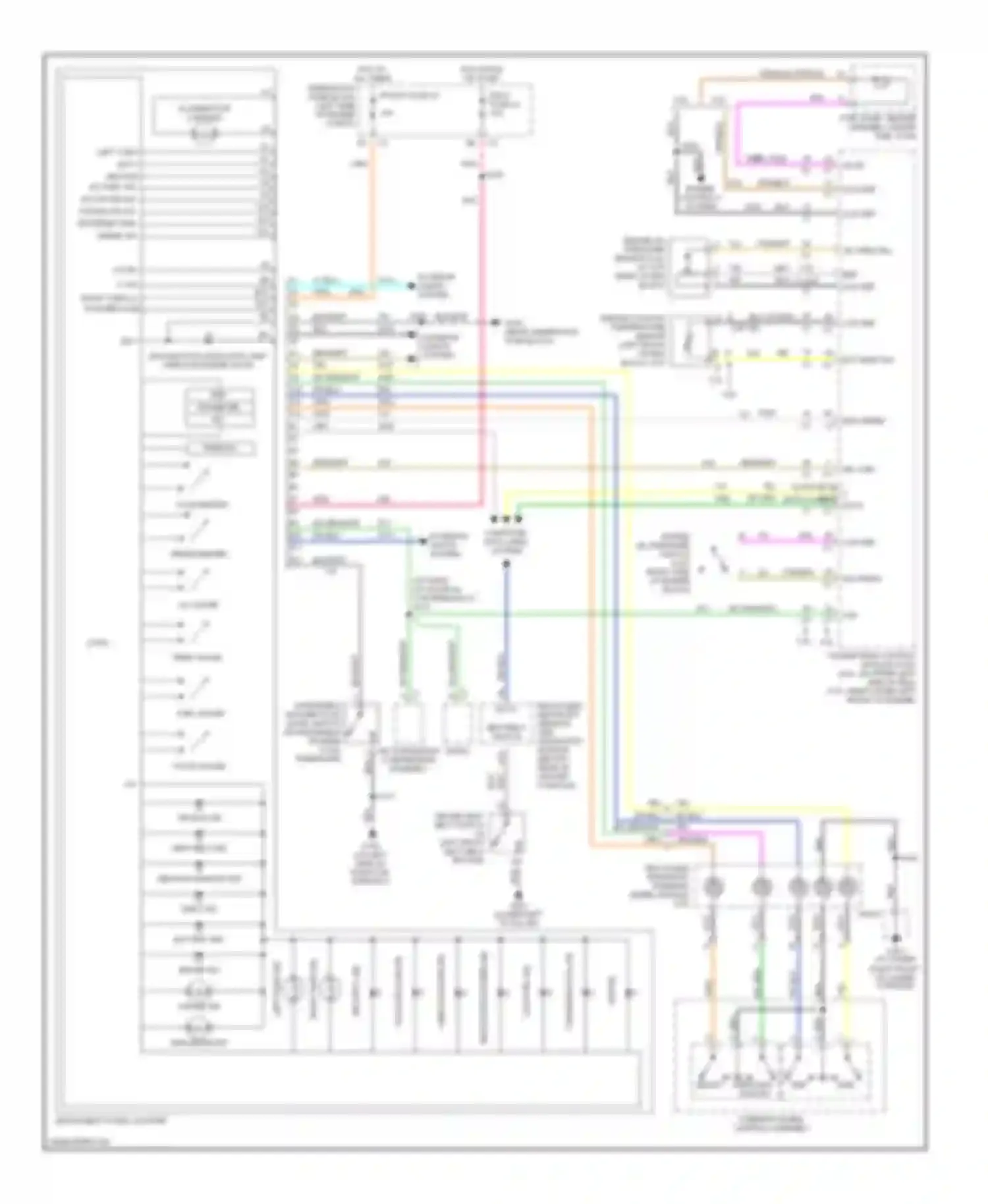 Wiring diagram engine controls system for Chevrolet TrailBlazer I (2001-2006) (2 of 5)
