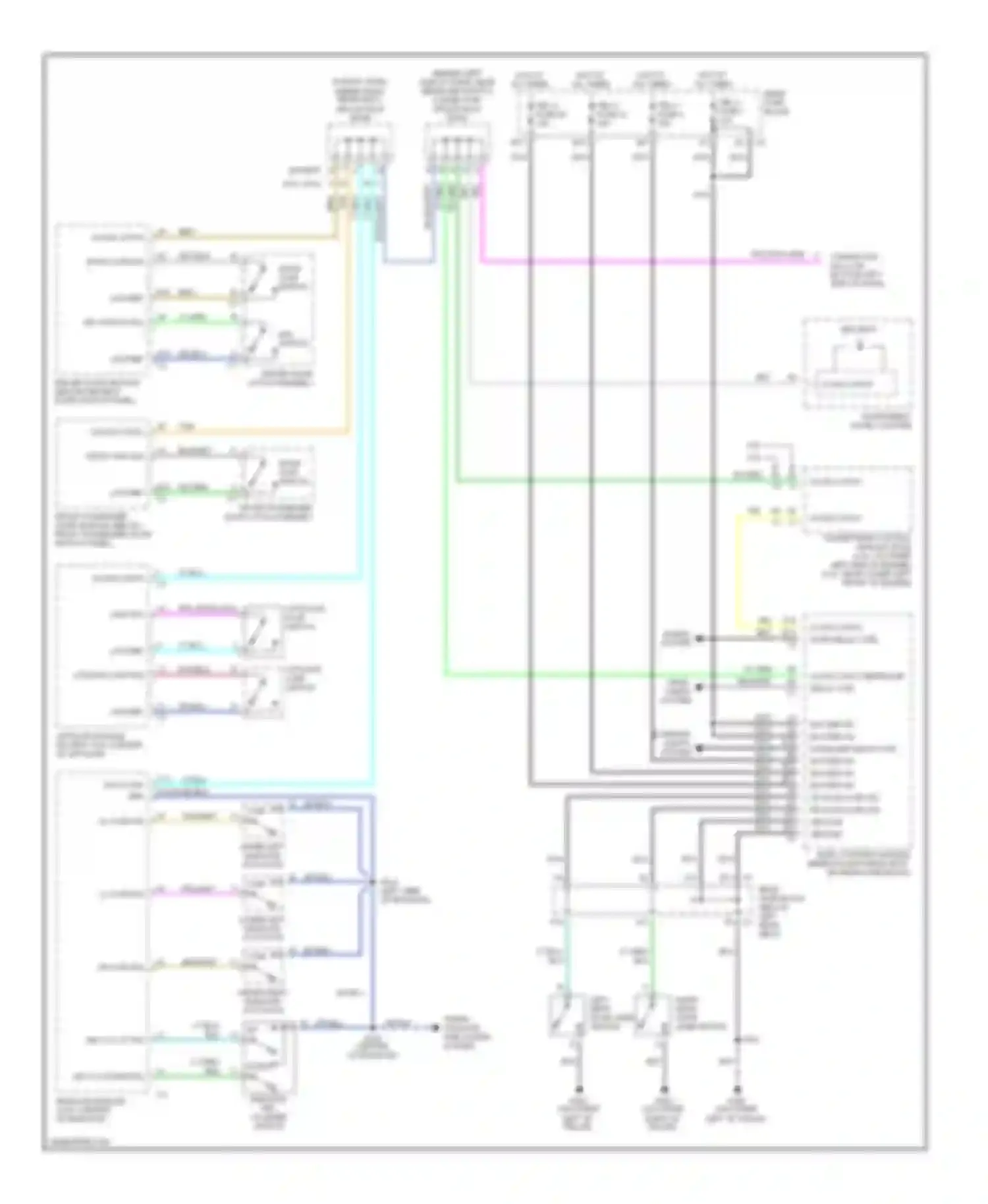 Wiring diagram horns system for Chevrolet TrailBlazer I (2001-2006) (1 of 1)