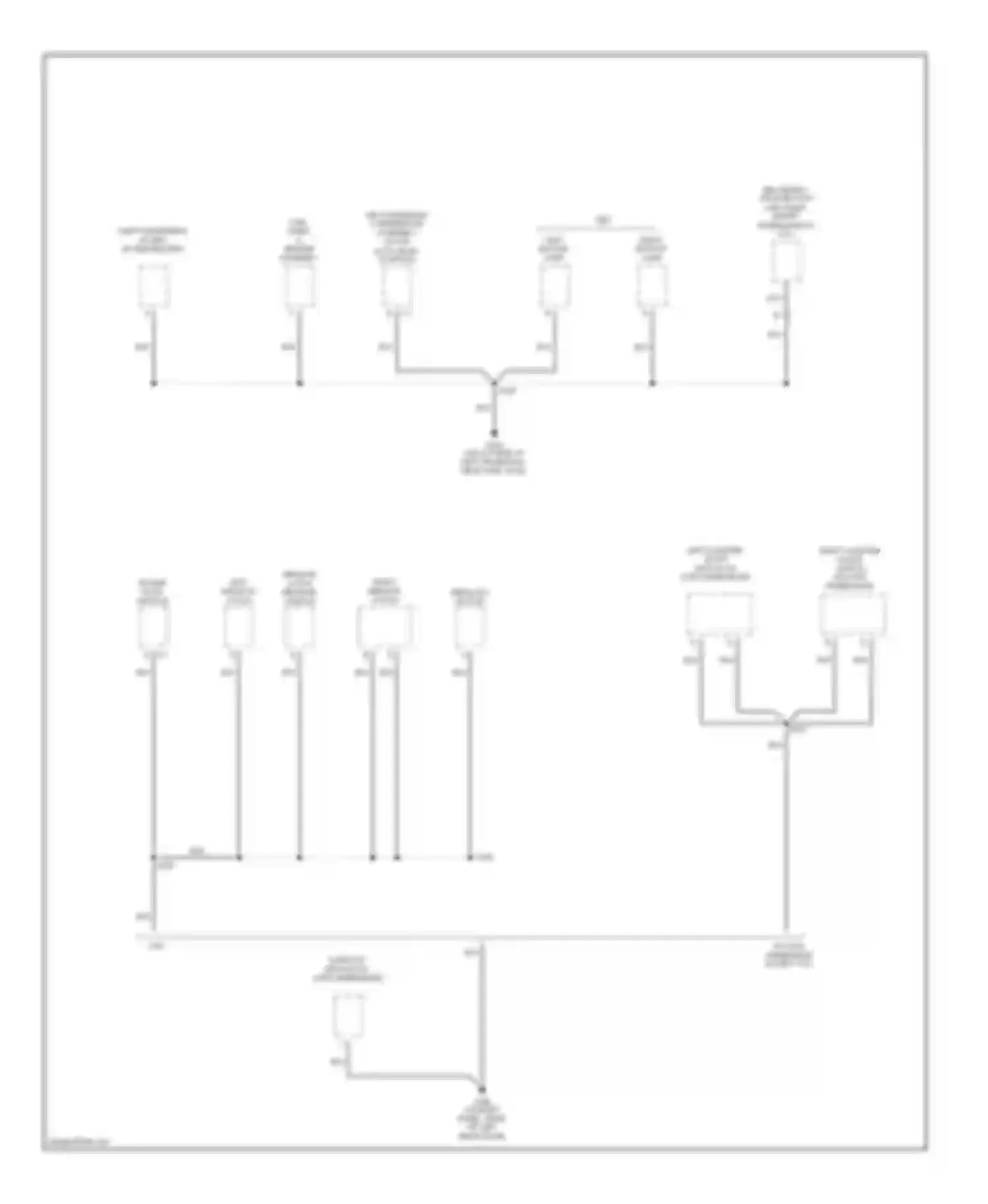 Wiring diagram left midgate latch for Chevrolet TrailBlazer I (2001-2006) (1 of 1)