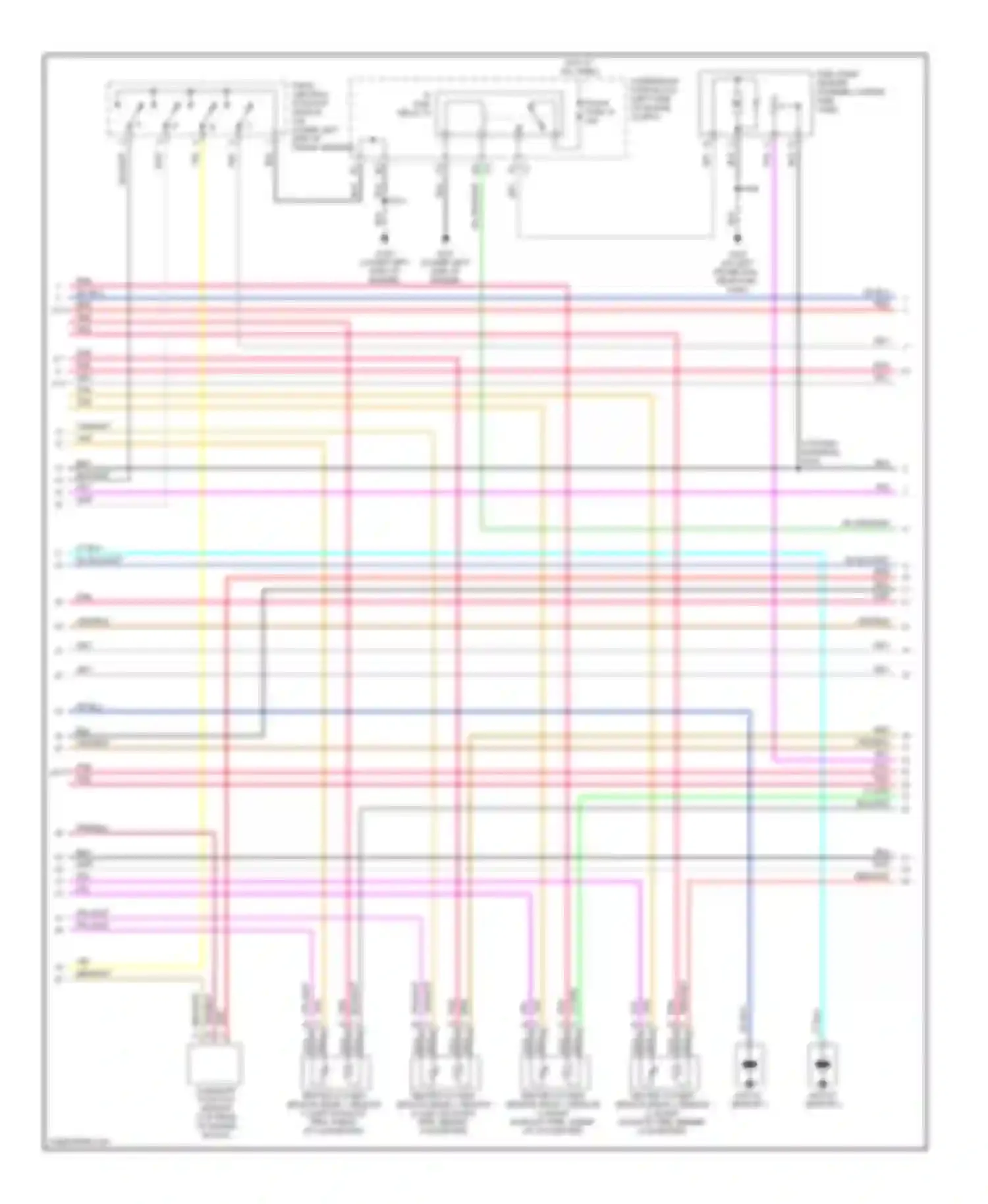 Wiring diagram pnk 1 2 3 4 5 for Chevrolet TrailBlazer I (2001-2006) (2 of 2)