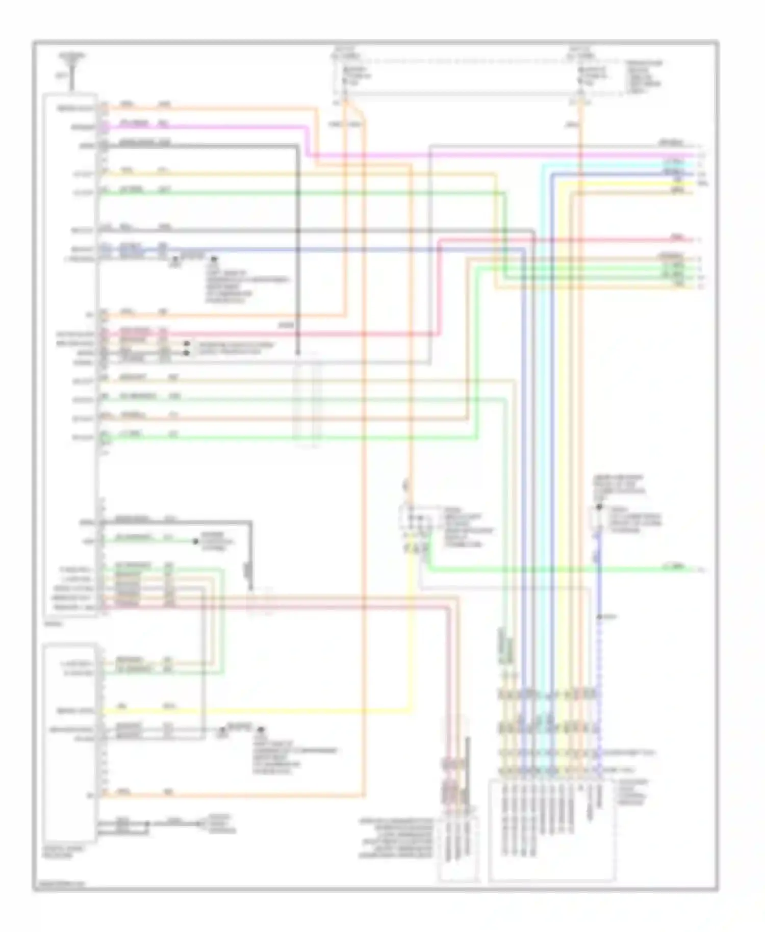 Wiring diagram ppl rear enable for Chevrolet TrailBlazer I (2001-2006) (1 of 2)