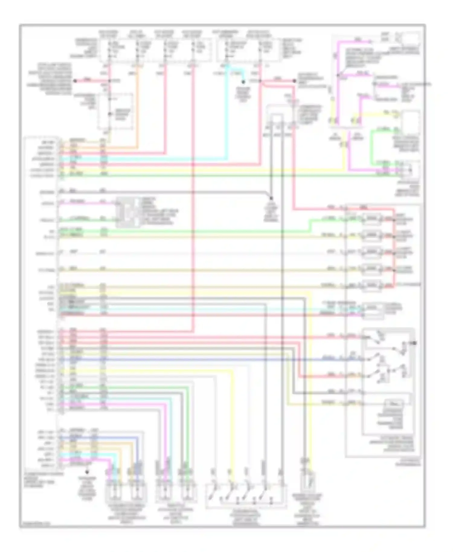 Wiring diagram ppl w/ immobilizer for Chevrolet TrailBlazer I (2001-2006) (1 of 3)