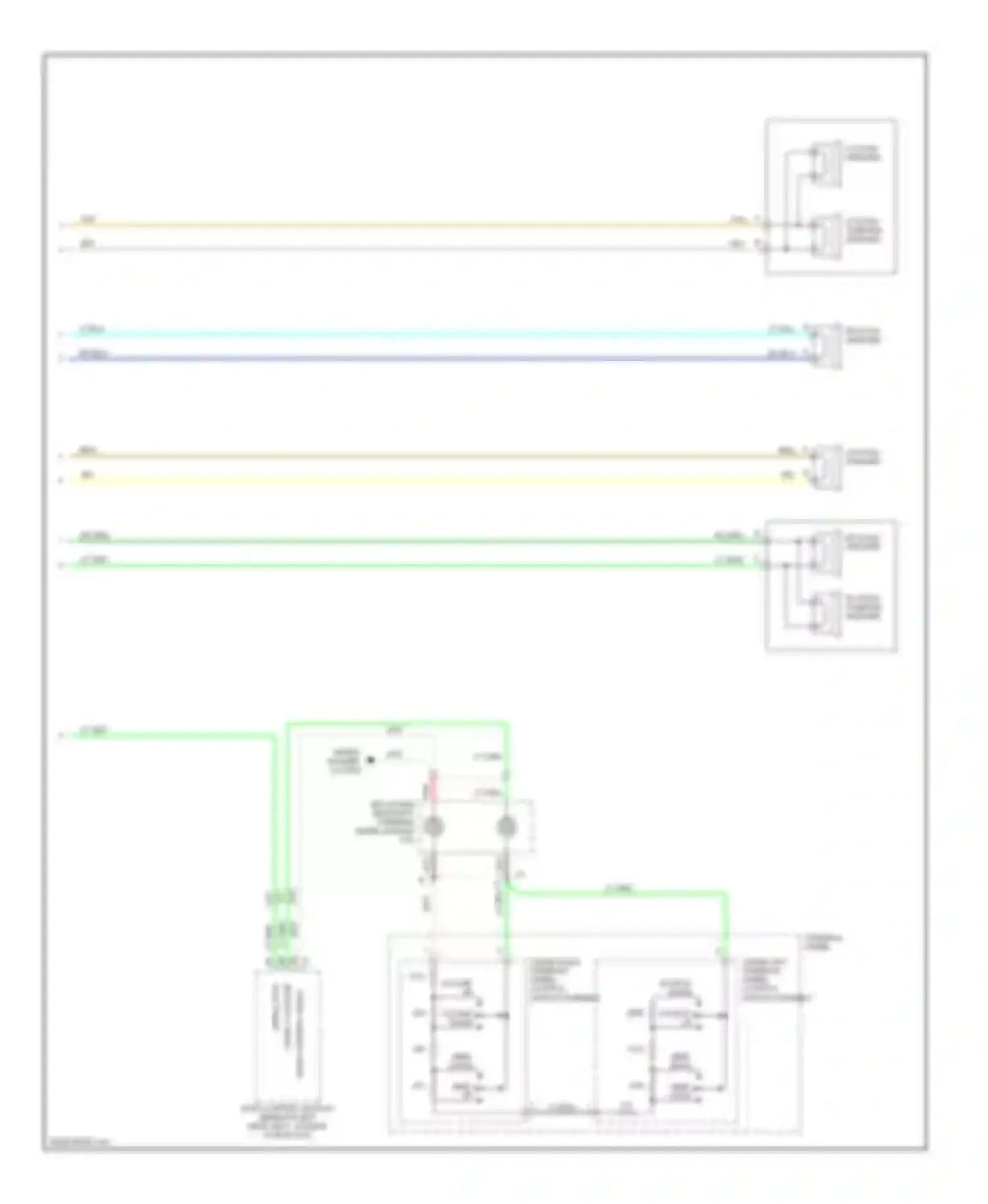 Wiring diagram rf door speaker for Chevrolet TrailBlazer I (2001-2006) (2 of 2)