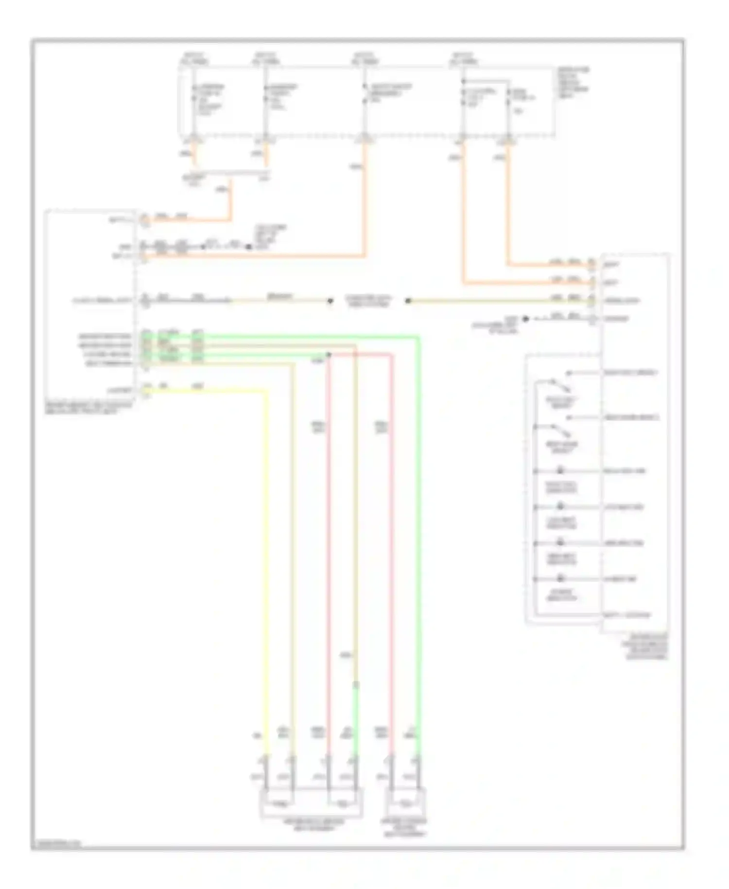Wiring diagram yel/blk for Chevrolet TrailBlazer I (2001-2006) (13 of 19)