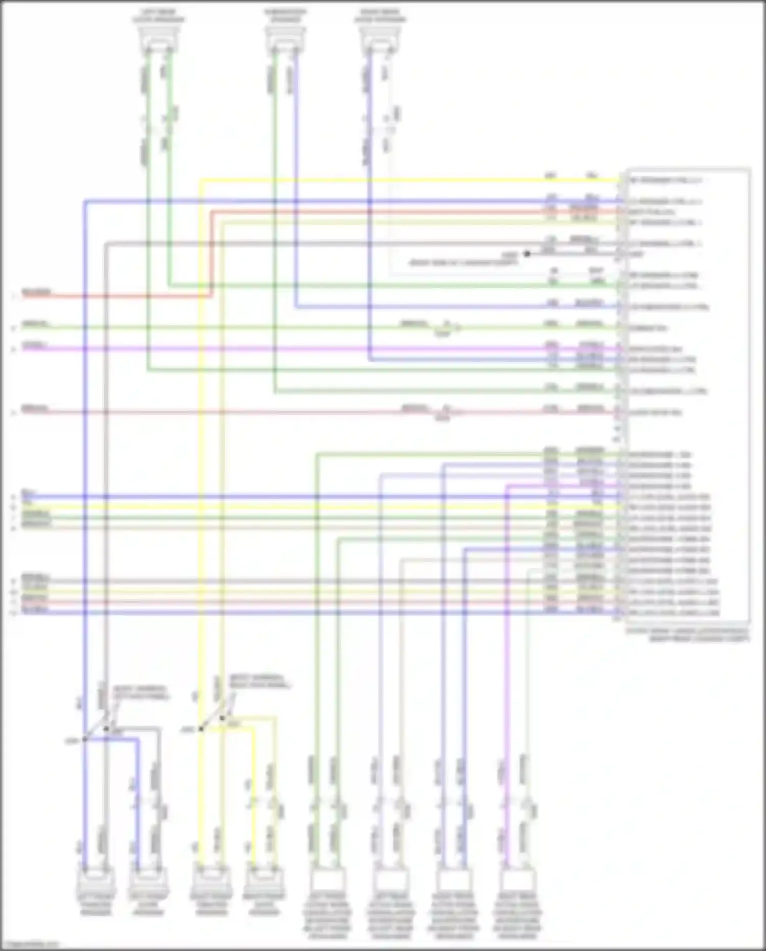 TrailBlazer Chevrolet II facelift (2017-2024): Navigation circuit, mid/high level w/o amplifier w/ active noise (4 of 4)