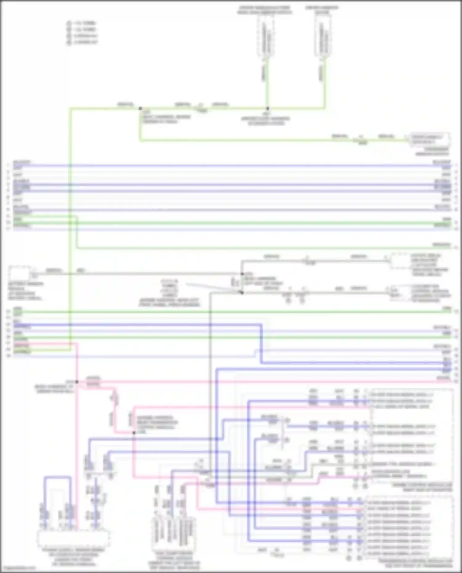 Wiring diagram 2 speed a/t for Chevrolet TrailBlazer II facelift (2017-2024) (1 of 3)