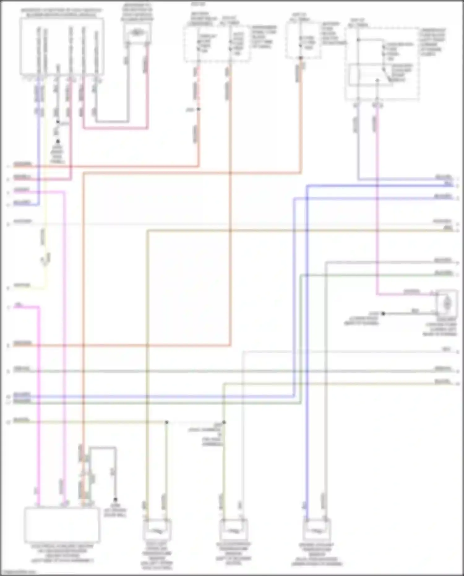 Wiring diagram auxiliary coolant pump for Chevrolet TrailBlazer II facelift (2017-2024) (2 of 3)
