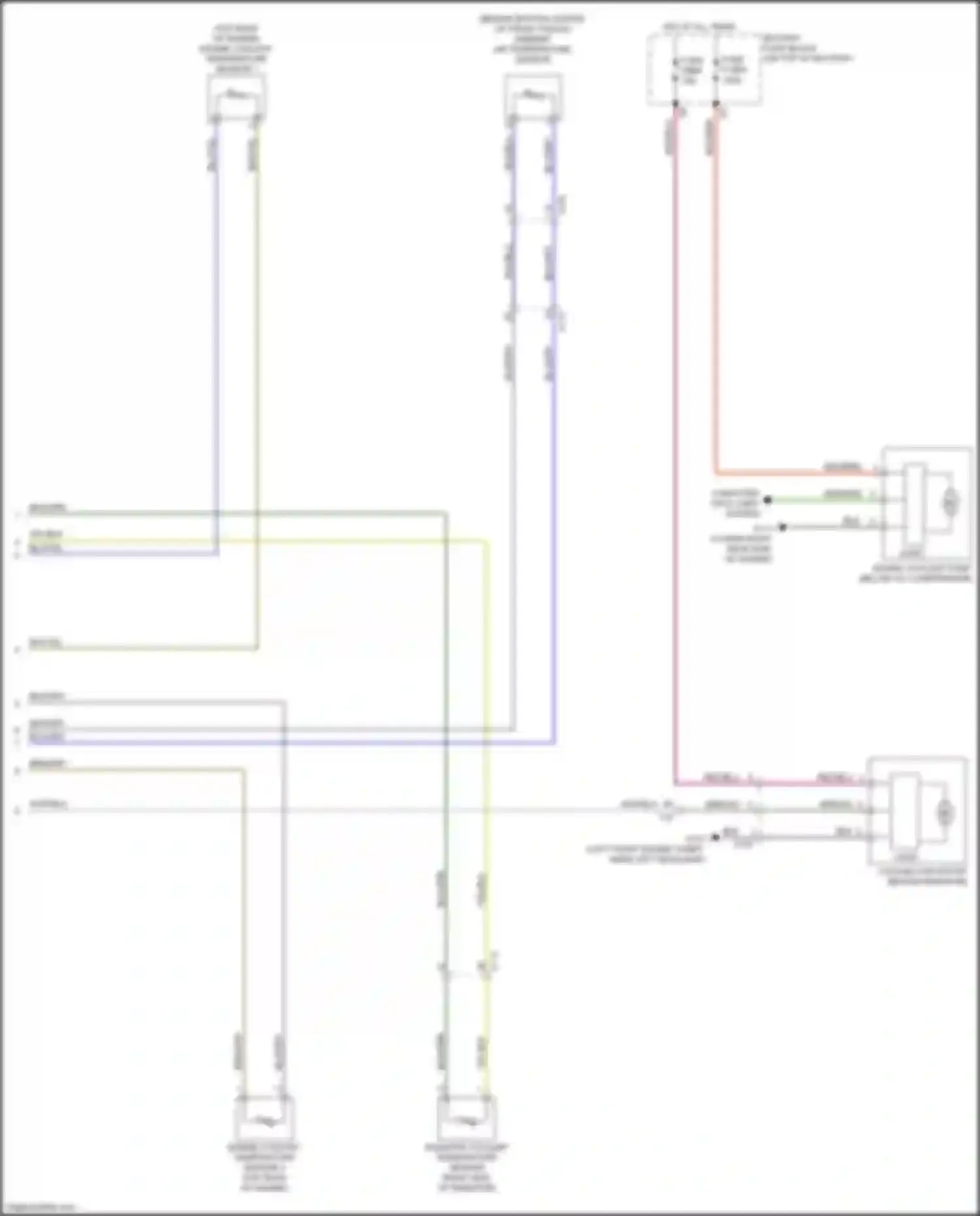 Wiring diagram engine coolant temperature sensor 1 for Chevrolet TrailBlazer II facelift (2017-2024) (1 of 2)