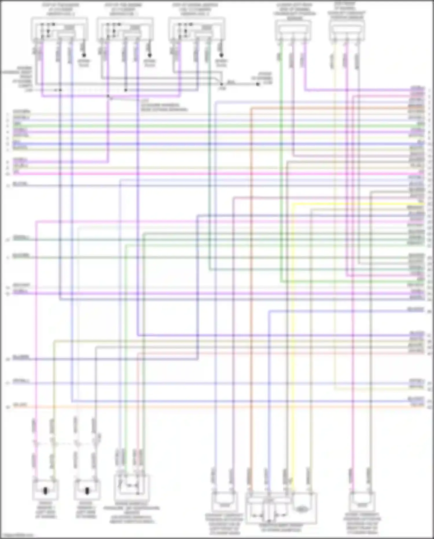 Wiring diagram ignition coil 1 for Chevrolet TrailBlazer II facelift (2017-2024) (3 of 3)