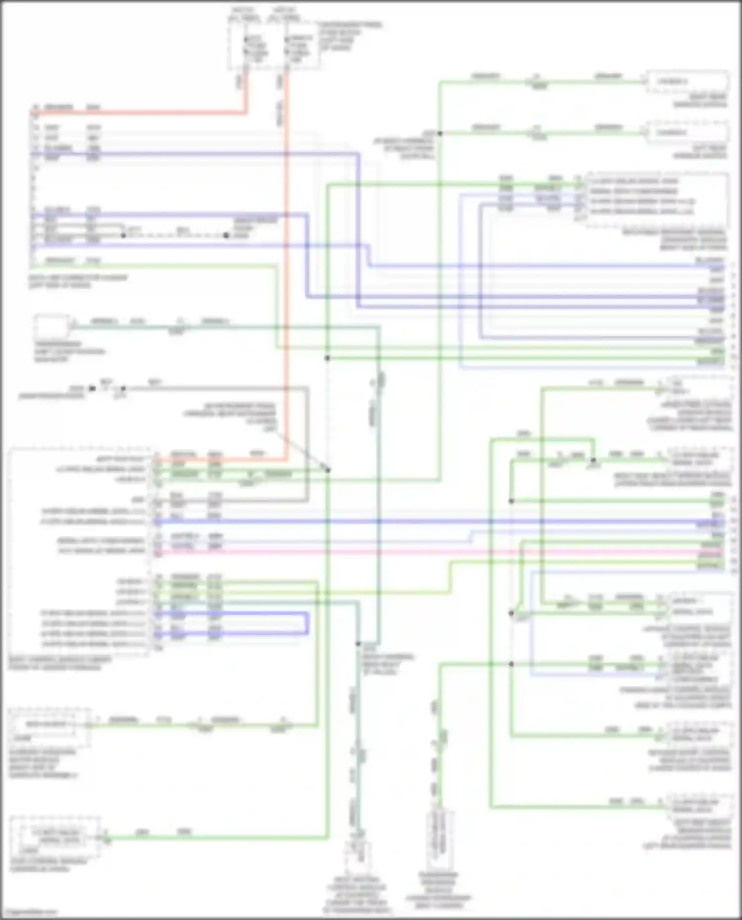 Wiring diagram lin bus 3 for Chevrolet TrailBlazer II facelift (2017-2024) (2 of 3)