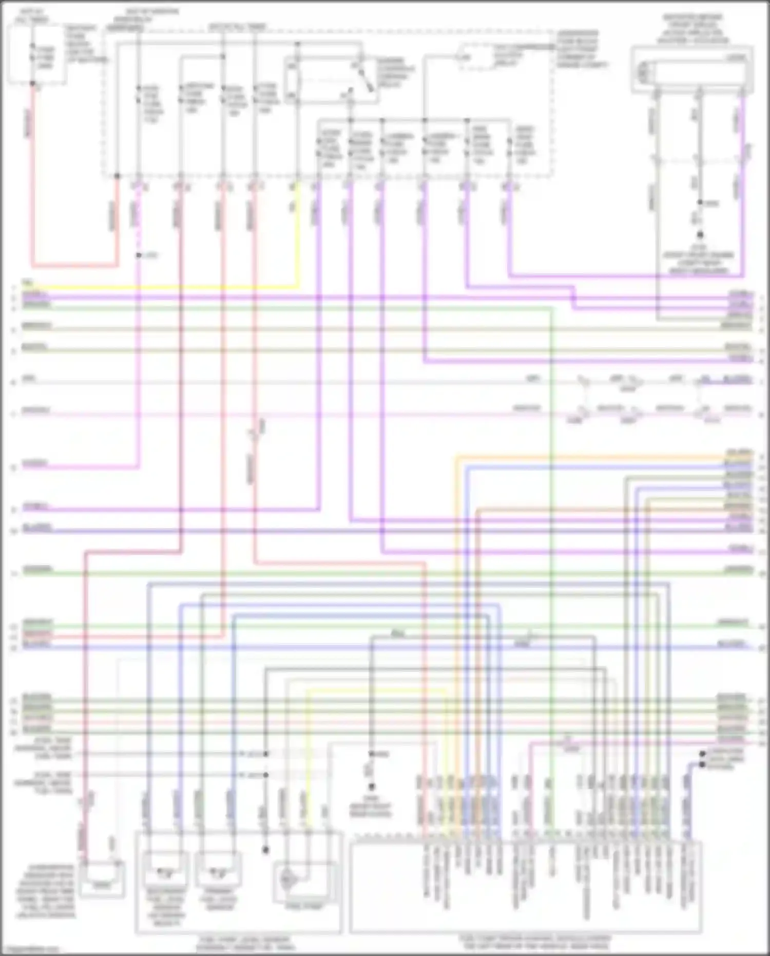 Wiring diagram sens low ref for Chevrolet TrailBlazer II facelift (2017-2024) (2 of 2)