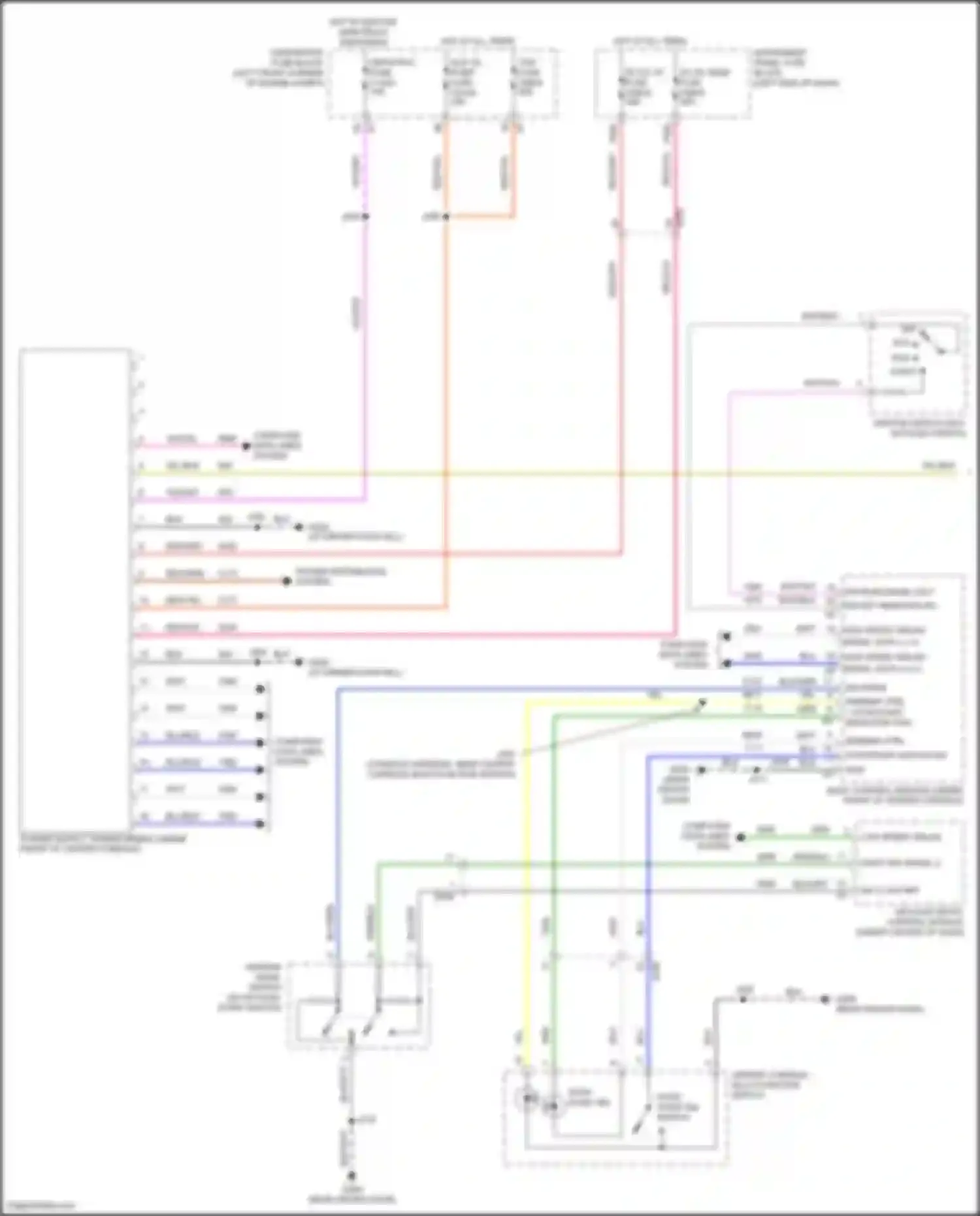 Wiring diagram stop/ start ind switch for Chevrolet TrailBlazer II facelift (2017-2024) (1 of 1)