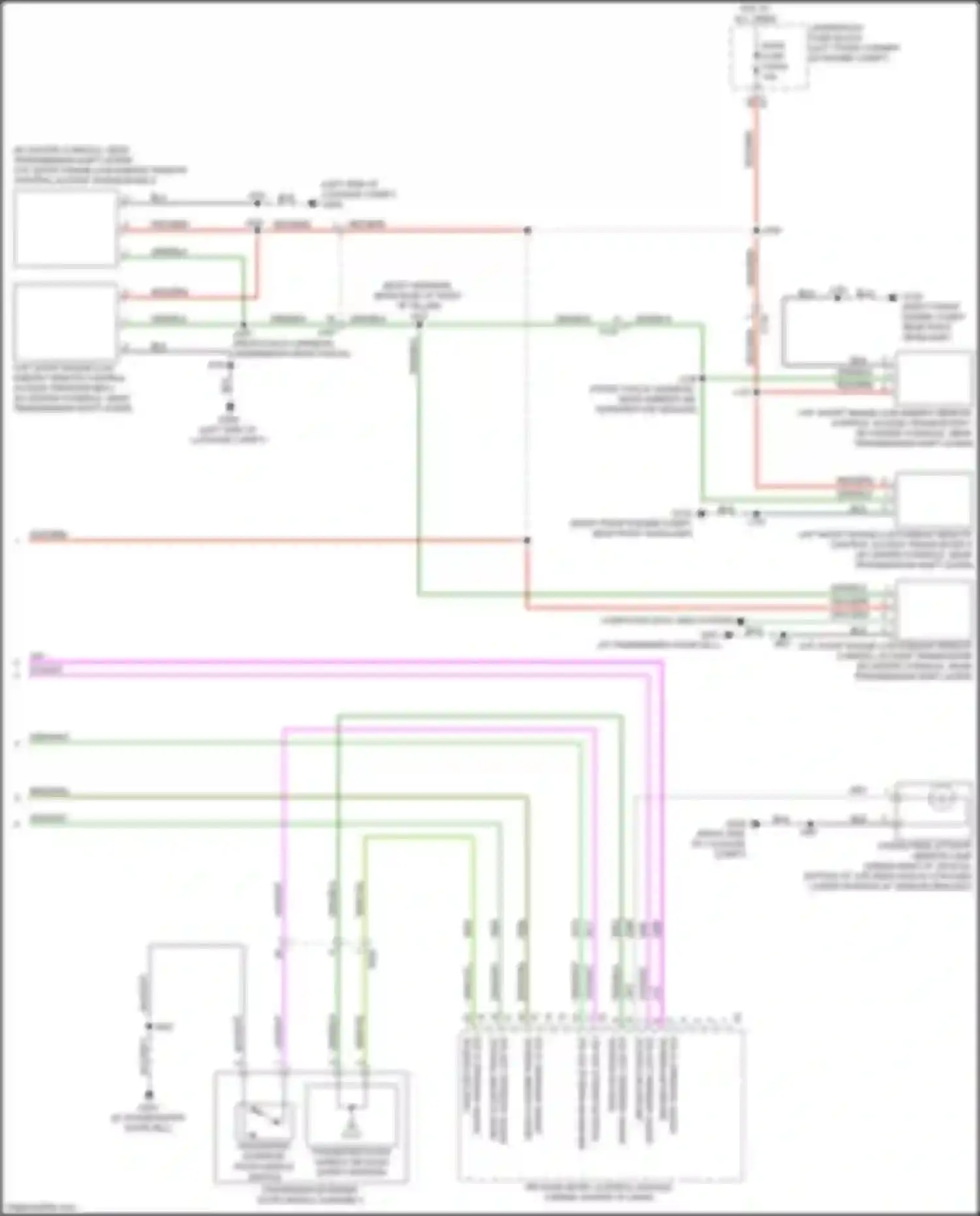 Wiring diagram uhf short range low energy remote control access transceiver for Chevrolet TrailBlazer II facelift (2017-2024) (2 of 5)