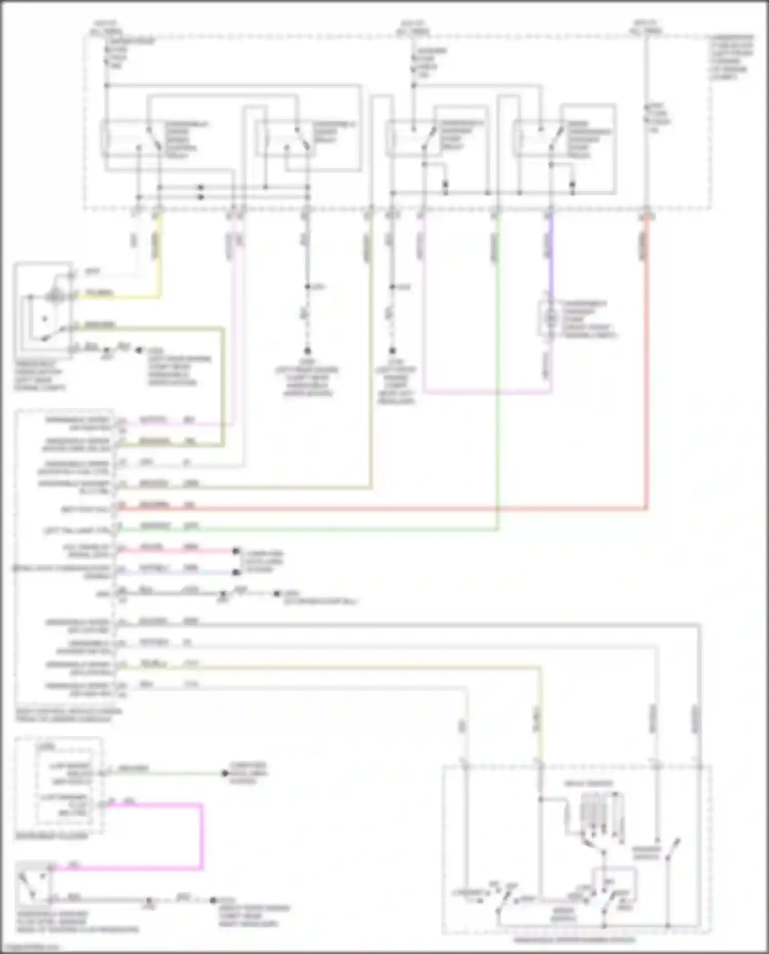 Wiring diagram windshield wiper sw low sig for Chevrolet TrailBlazer II facelift (2017-2024) (2 of 2)