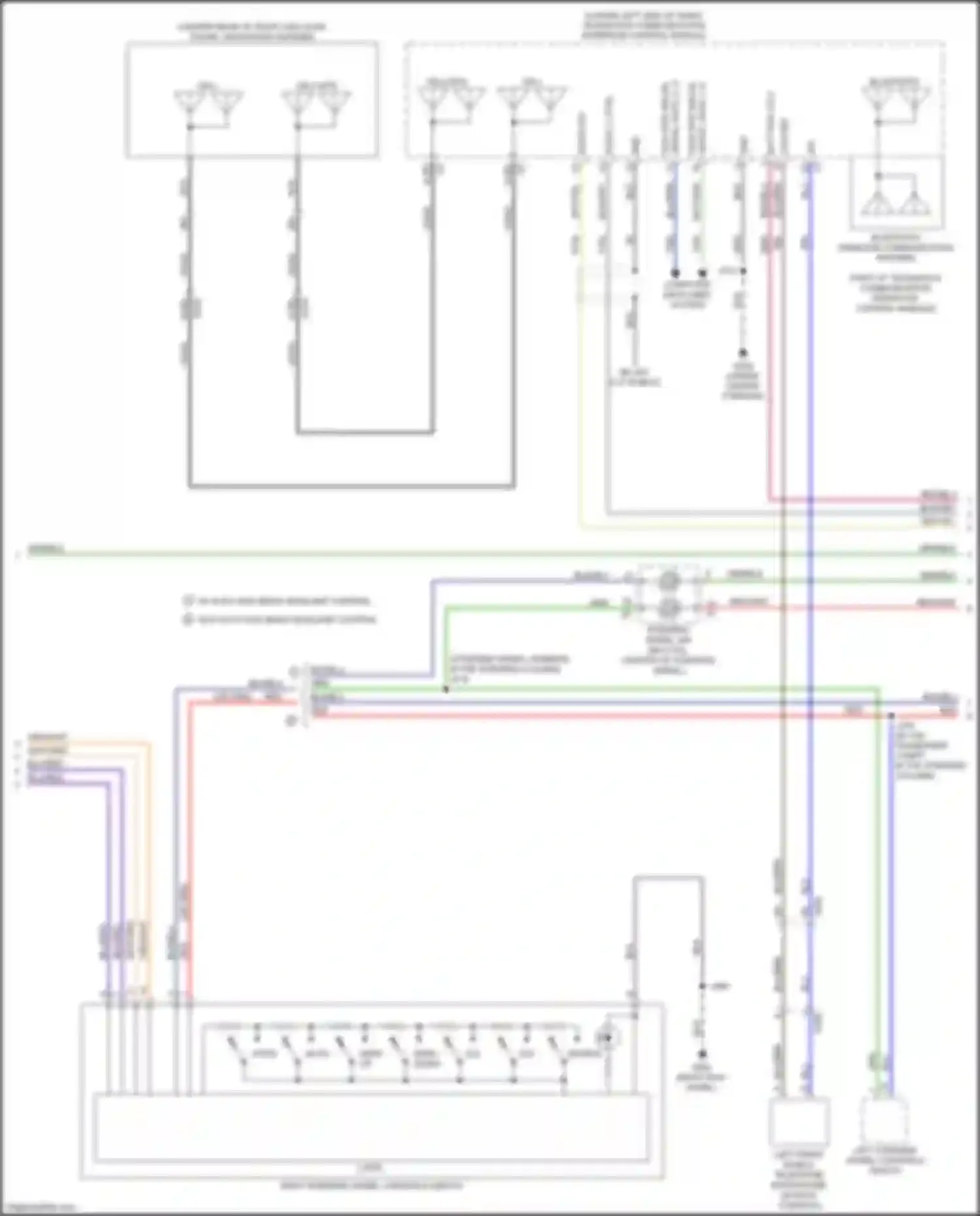 Wiring diagram w/o auto high beam headlamp control for Chevrolet TrailBlazer II facelift (2017-2024) (2 of 10)