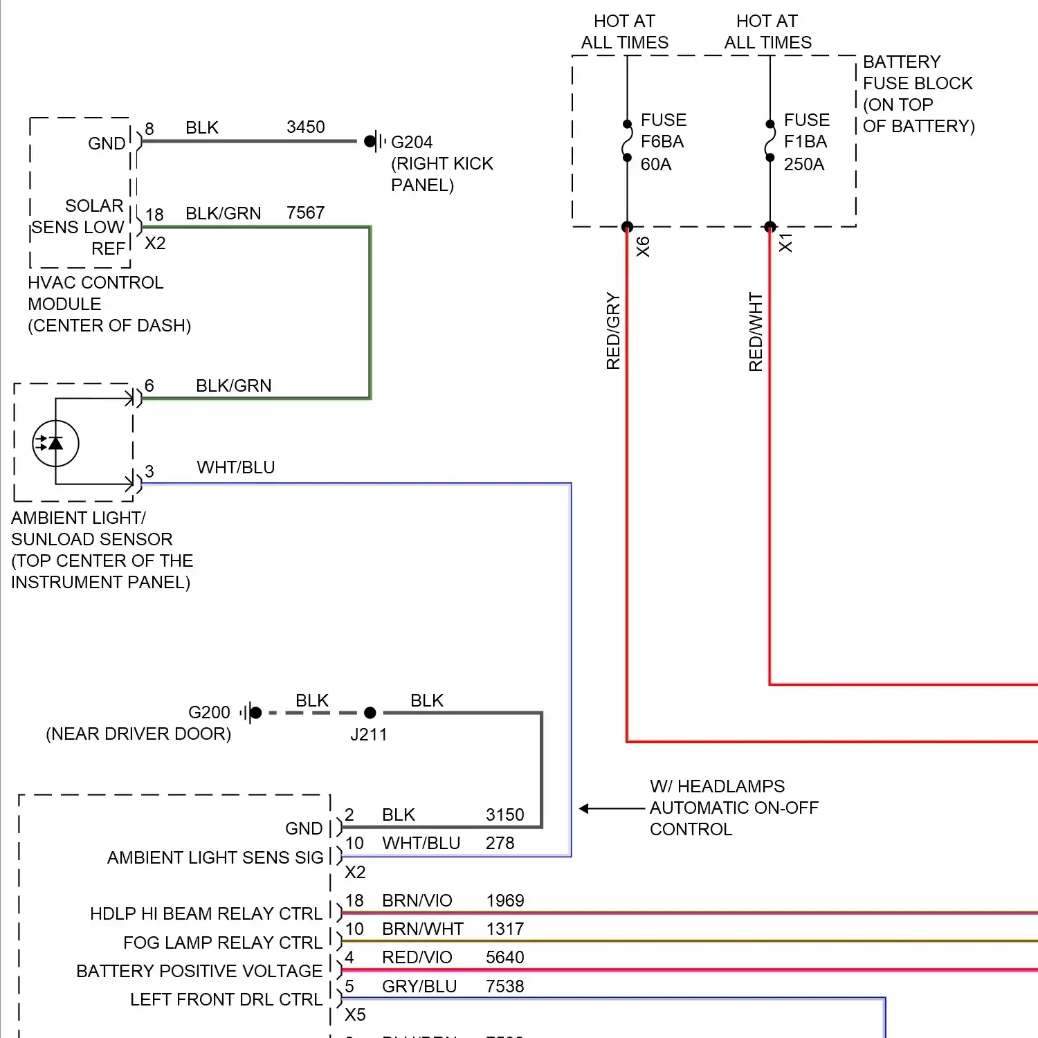 demo - Headlights circuit (1 of 2) Headlights circuit (1 of 2)