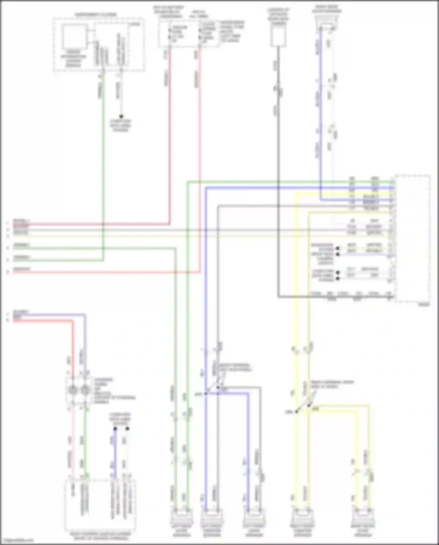 TrailBlazer Chevrolet III (2019-2024): Radio circuit, low level w/o active noise (3 of 3)
