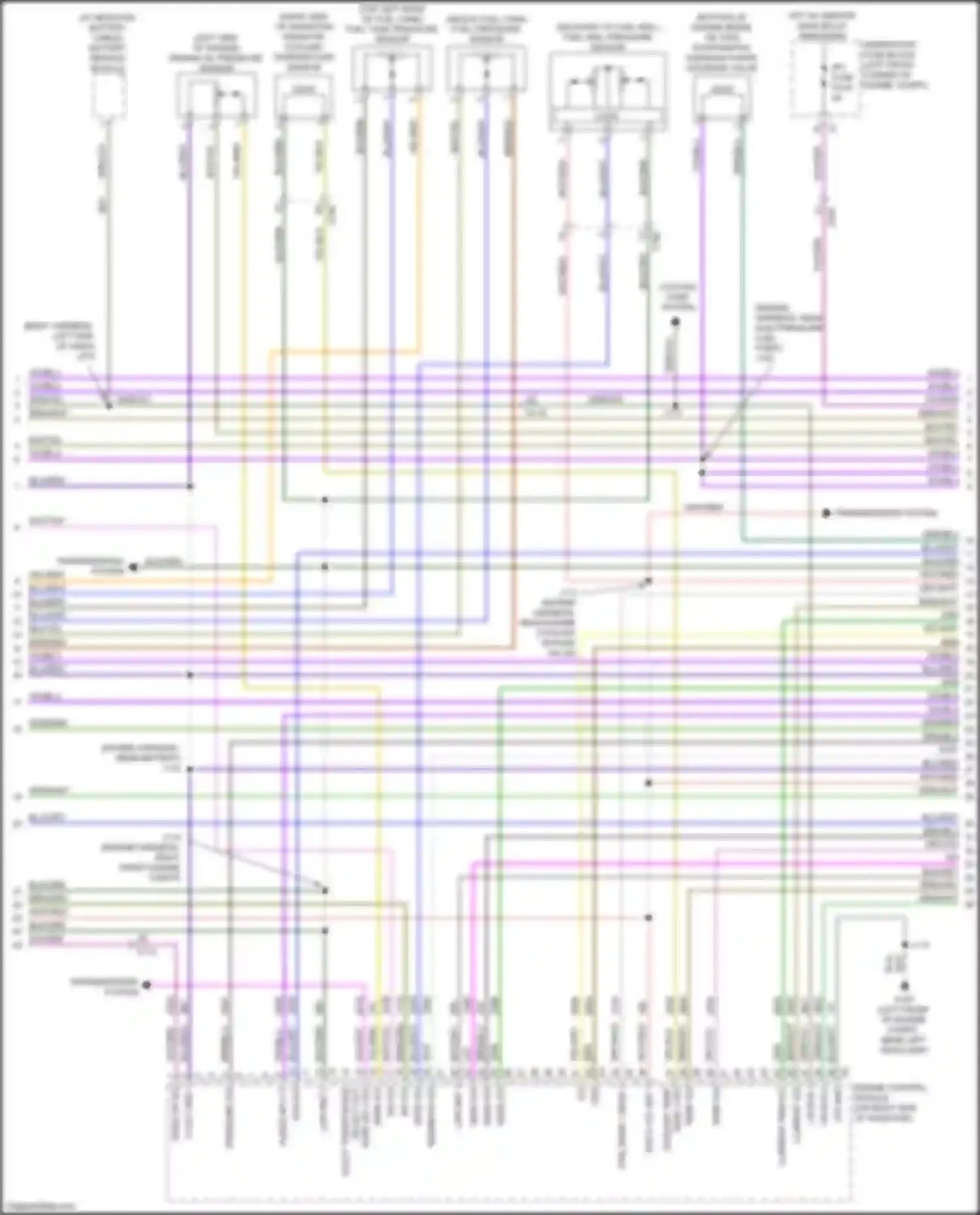 Wiring diagram battery sensor module for Chevrolet TrailBlazer III (2019-2024) (6 of 6)