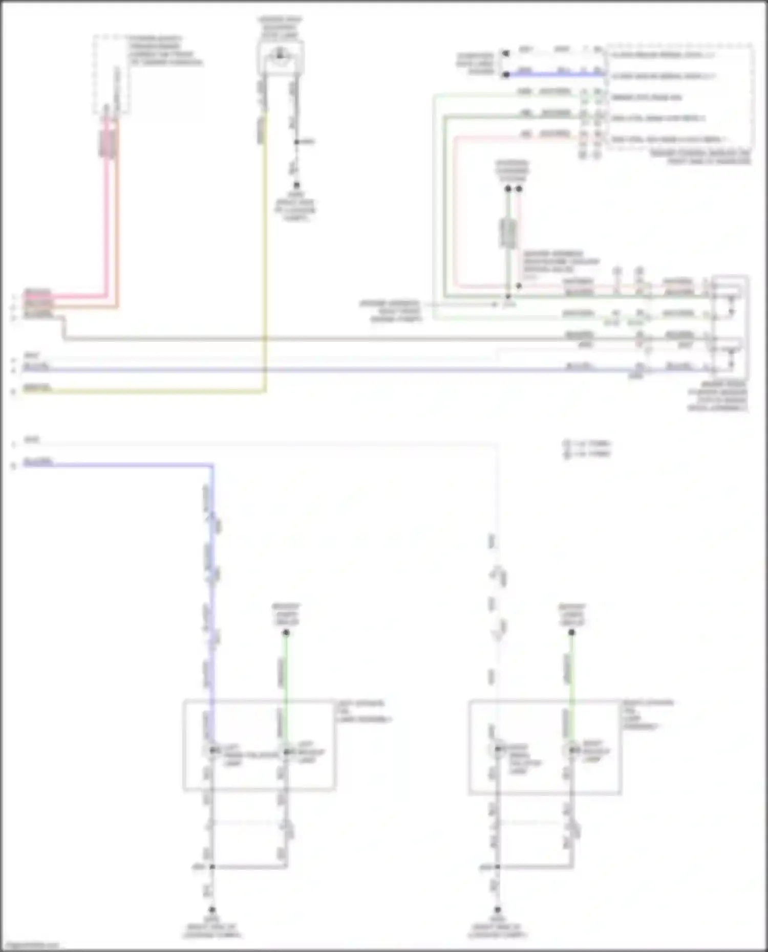 Wiring diagram blu/yel for Chevrolet TrailBlazer III (2019-2024) (15 of 40)