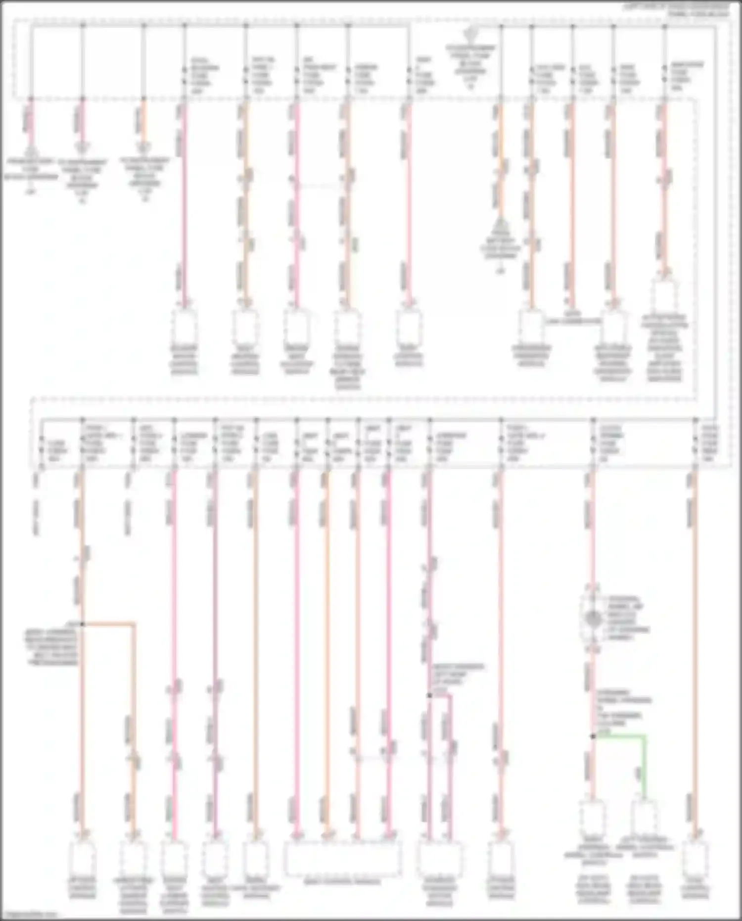 Wiring diagram inflatable restraint sensing, diagnostic module for Chevrolet TrailBlazer III (2019-2024) (3 of 5)