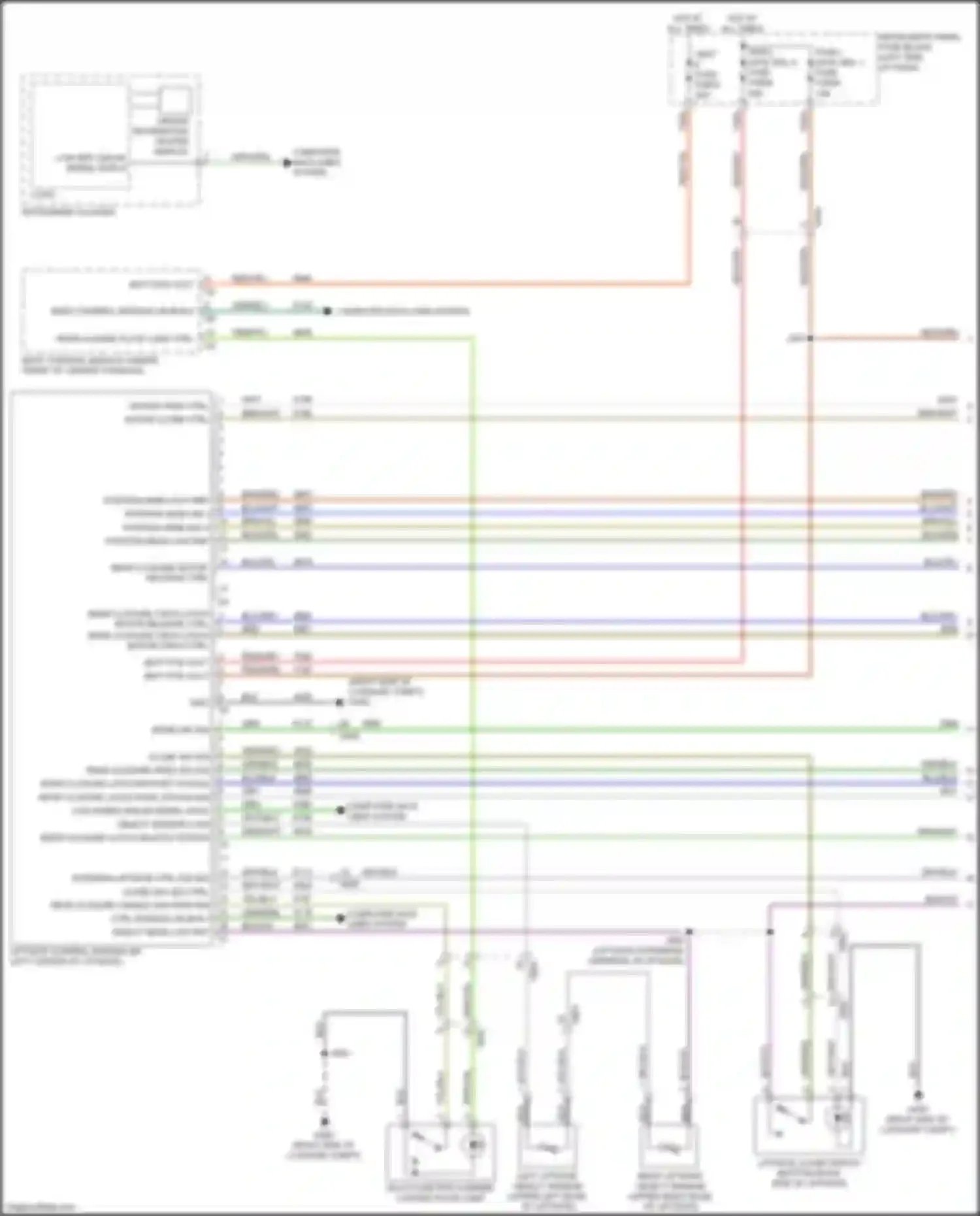 Wiring diagram instrument cluster for Chevrolet TrailBlazer III (2019-2024) (30 of 43)