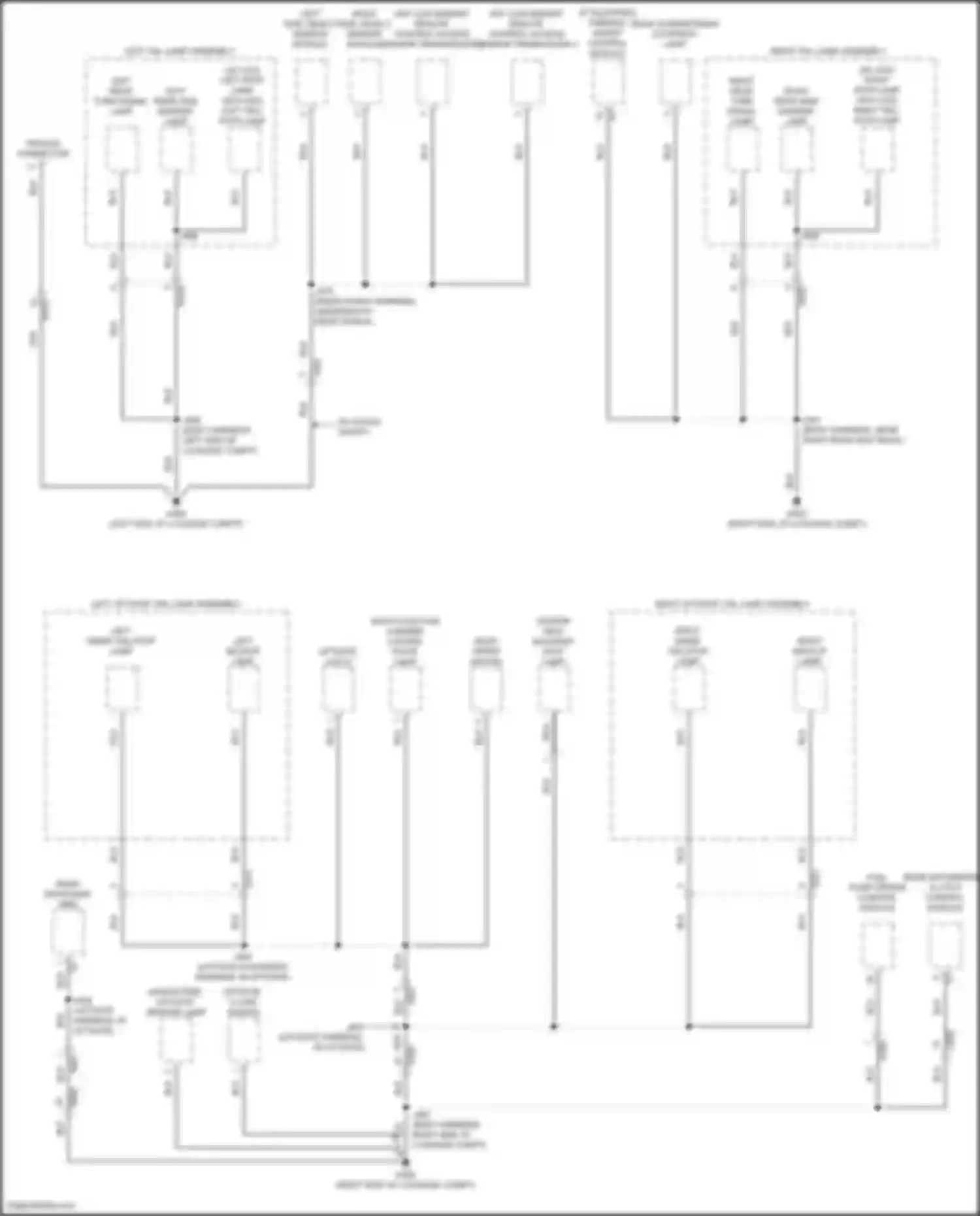 Wiring diagram left rear side marker lamp for Chevrolet TrailBlazer III (2019-2024) (2 of 2)