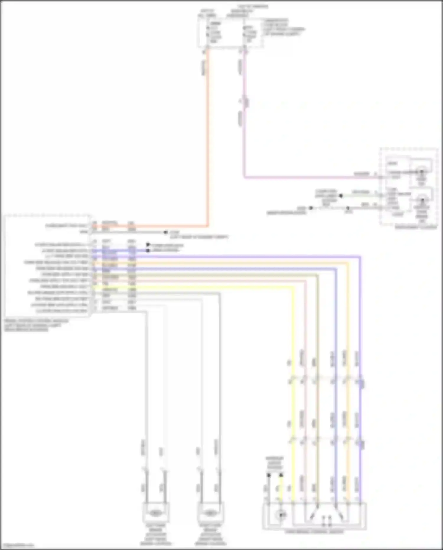 Wiring diagram park ind for Chevrolet TrailBlazer III (2019-2024) (1 of 1)