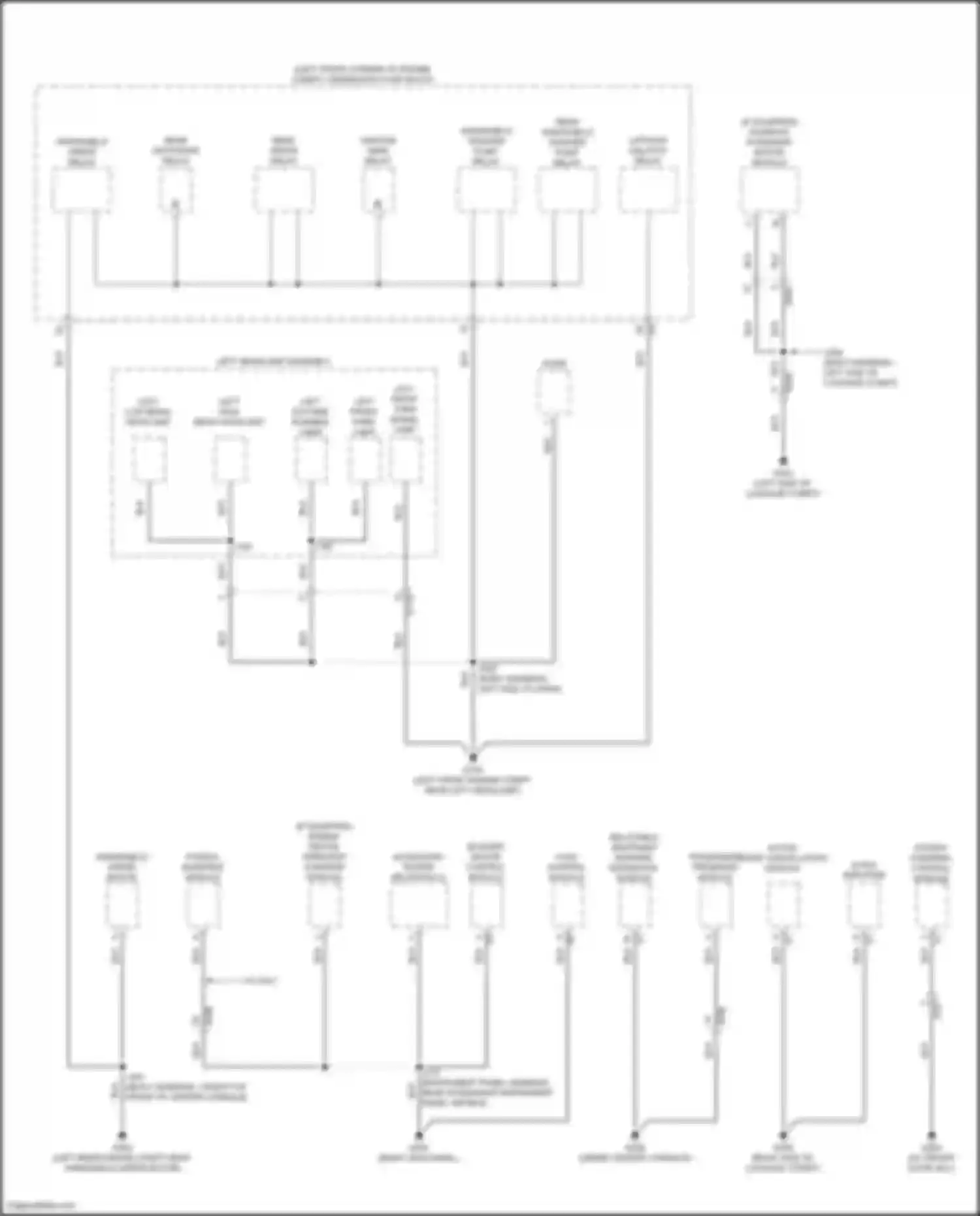 Wiring diagram passenger presence module for Chevrolet TrailBlazer III (2019-2024) (2 of 3)