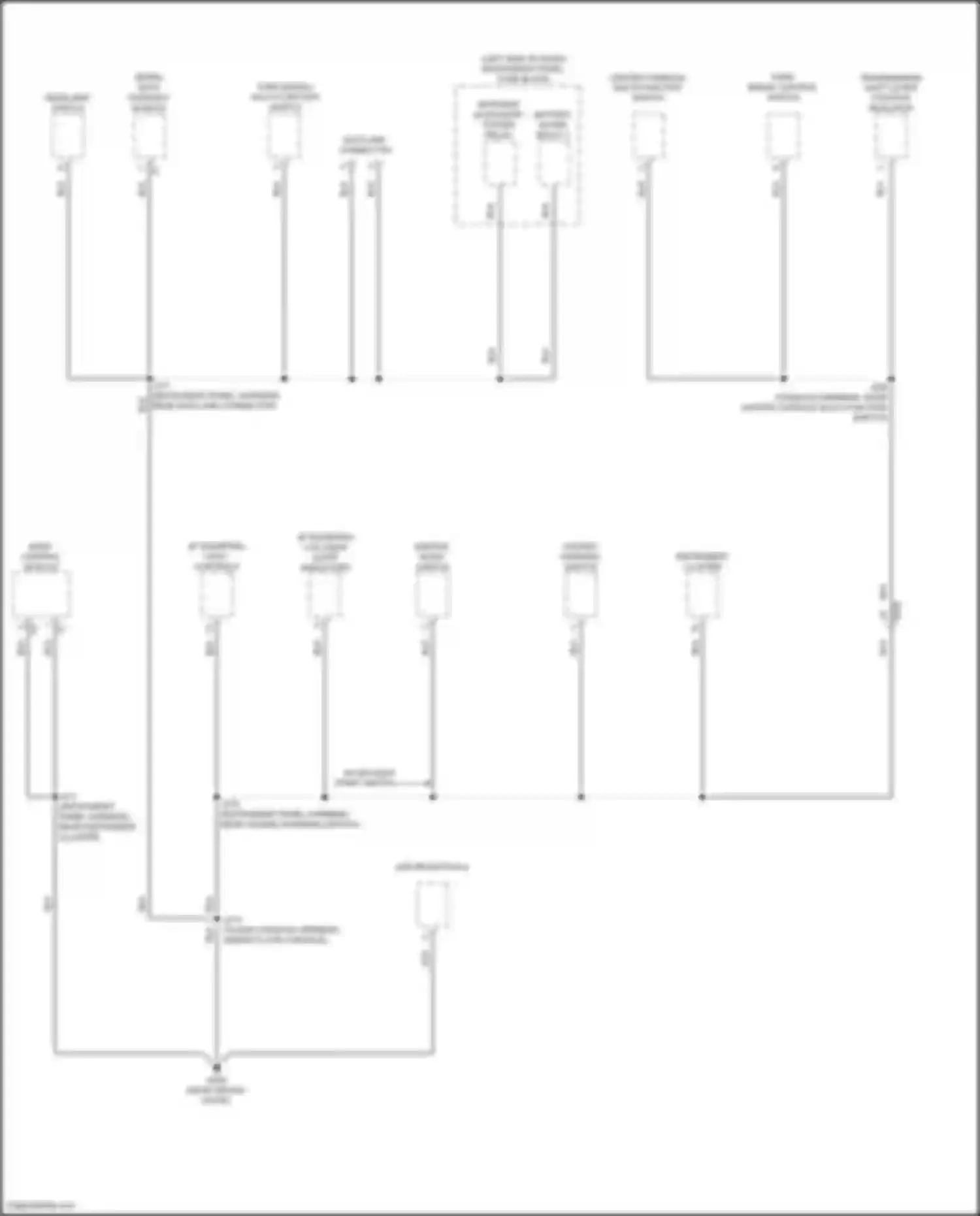 Wiring diagram retained accessory power relay for Chevrolet TrailBlazer III (2019-2024) (1 of 2)