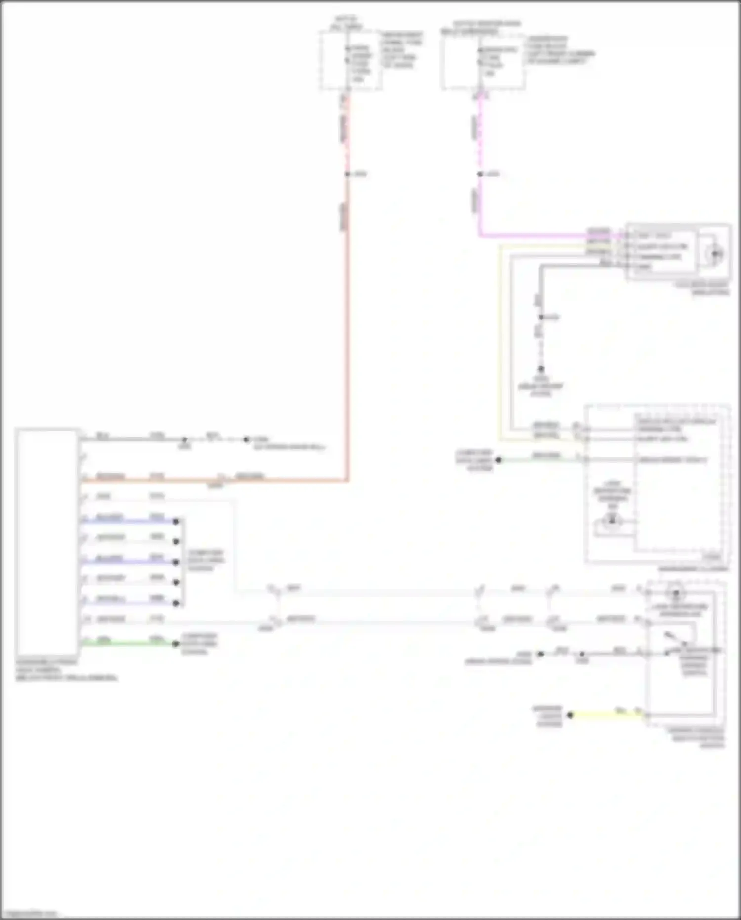 Wiring diagram underhood fuse block for Chevrolet TrailBlazer III (2019-2024) (23 of 45)
