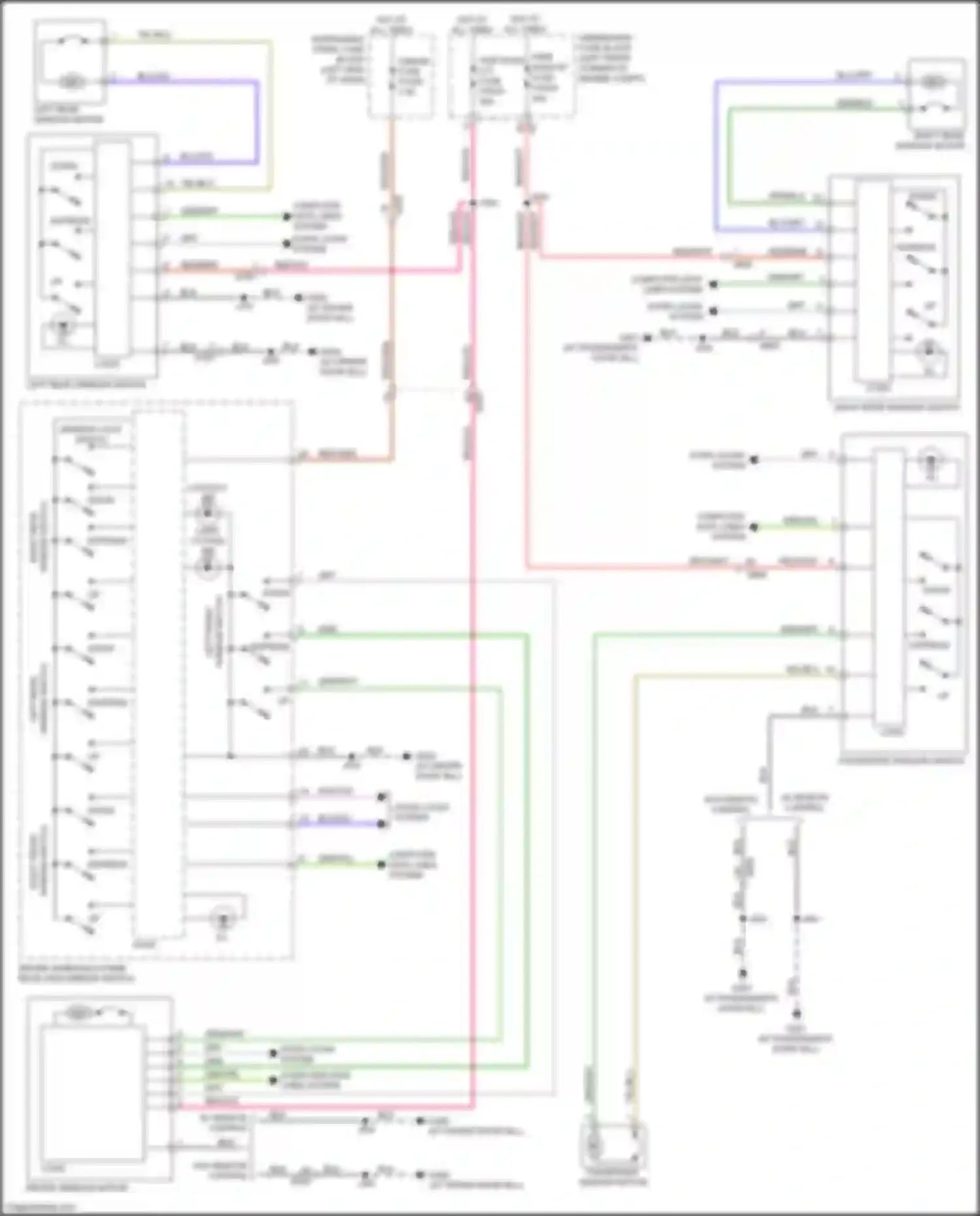 Wiring diagram (w/ remote control for Chevrolet TrailBlazer III (2019-2024) (2 of 2)