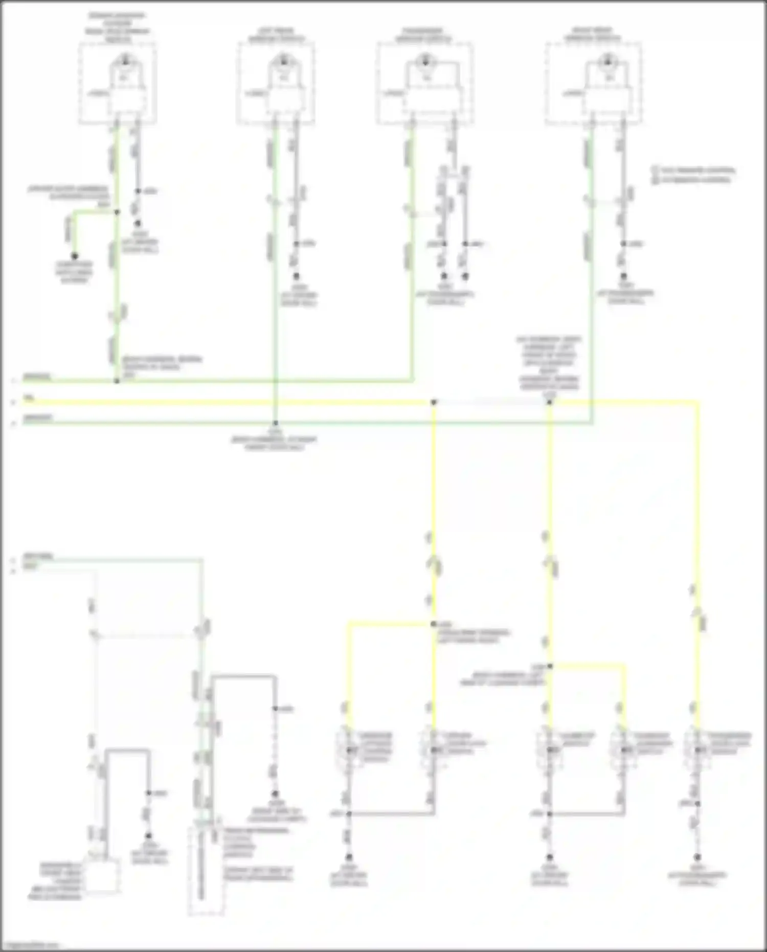 Wiring diagram (w/ remote control for Chevrolet TrailBlazer III (2019-2024) (1 of 2)