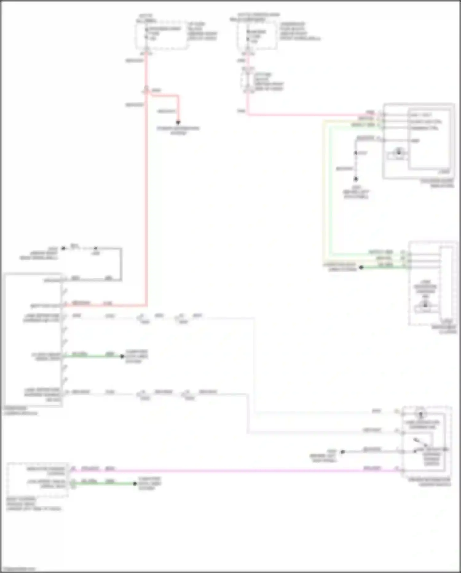 Wiring diagram dimming ctrl for Chevrolet Traverse I facelift (2012-2017) (2 of 2)