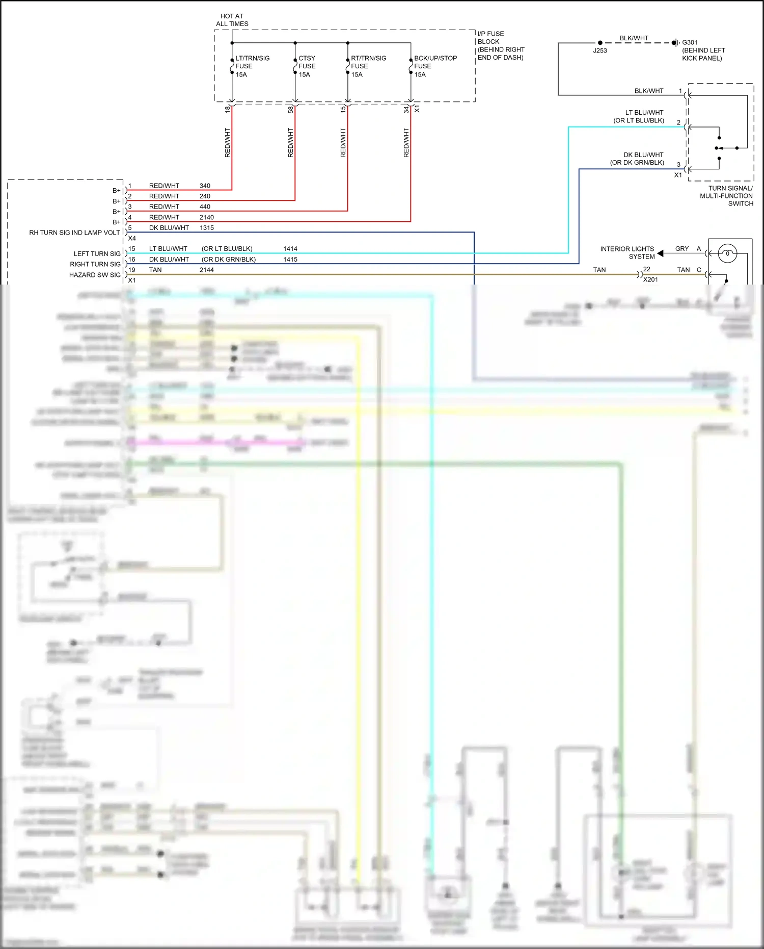 Chevrolet Traverse I facelift (2012-2017) dk grn wiring diagram  (6 of 76)