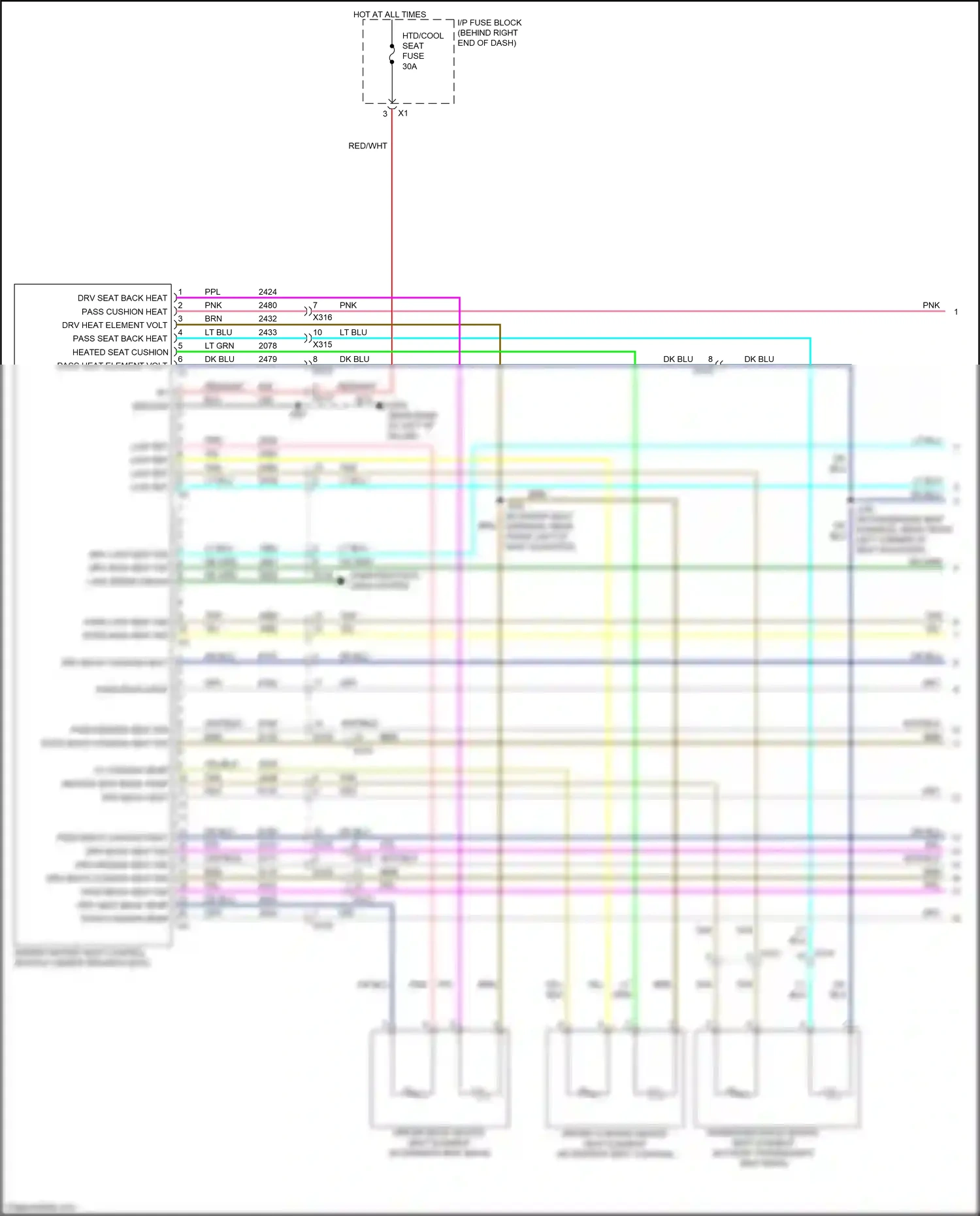 Chevrolet Traverse I facelift (2012-2017) dk grn wiring diagram  (27 of 76)