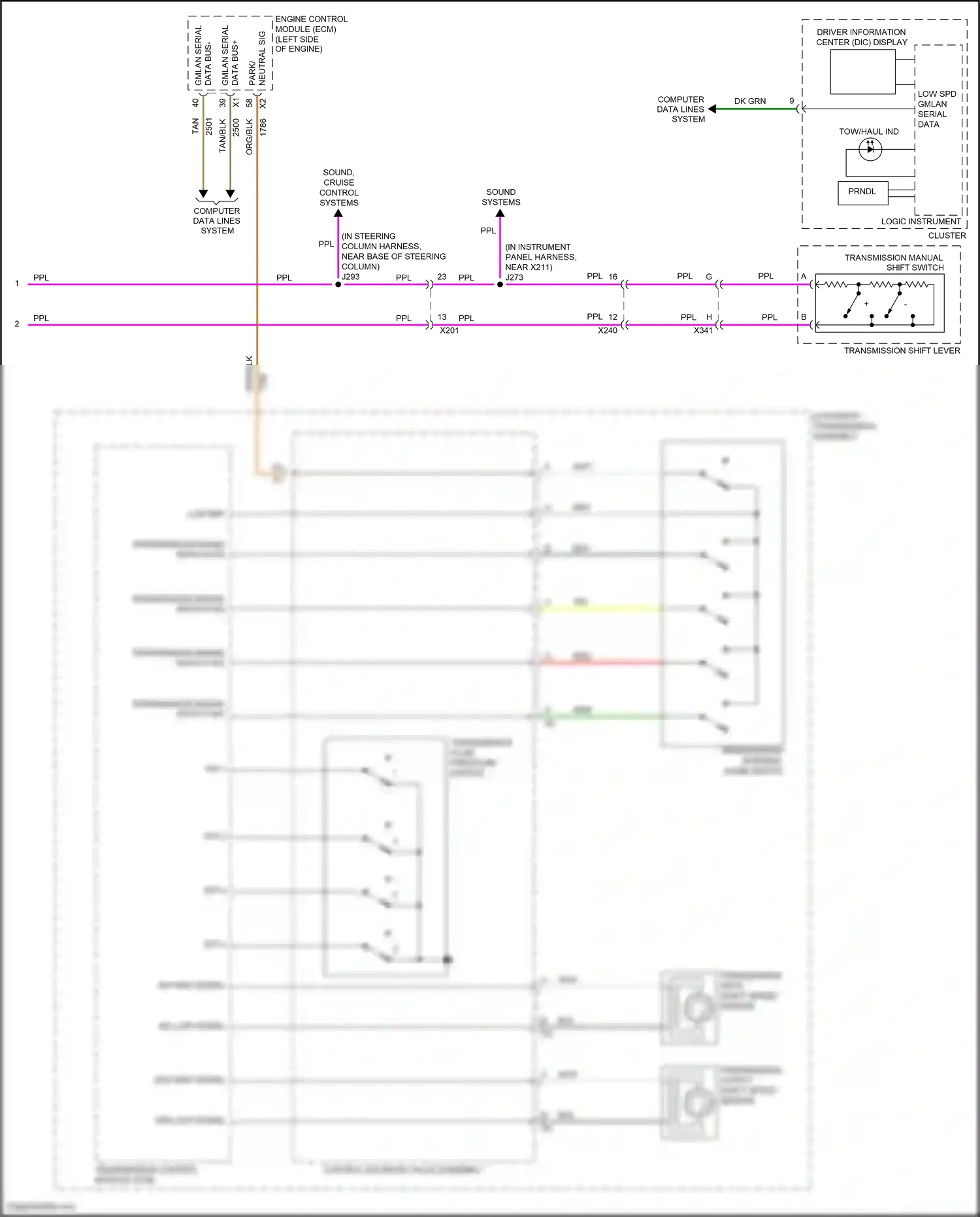 Chevrolet Traverse I facelift (2012-2017) dk grn wiring diagram  (63 of 76)
