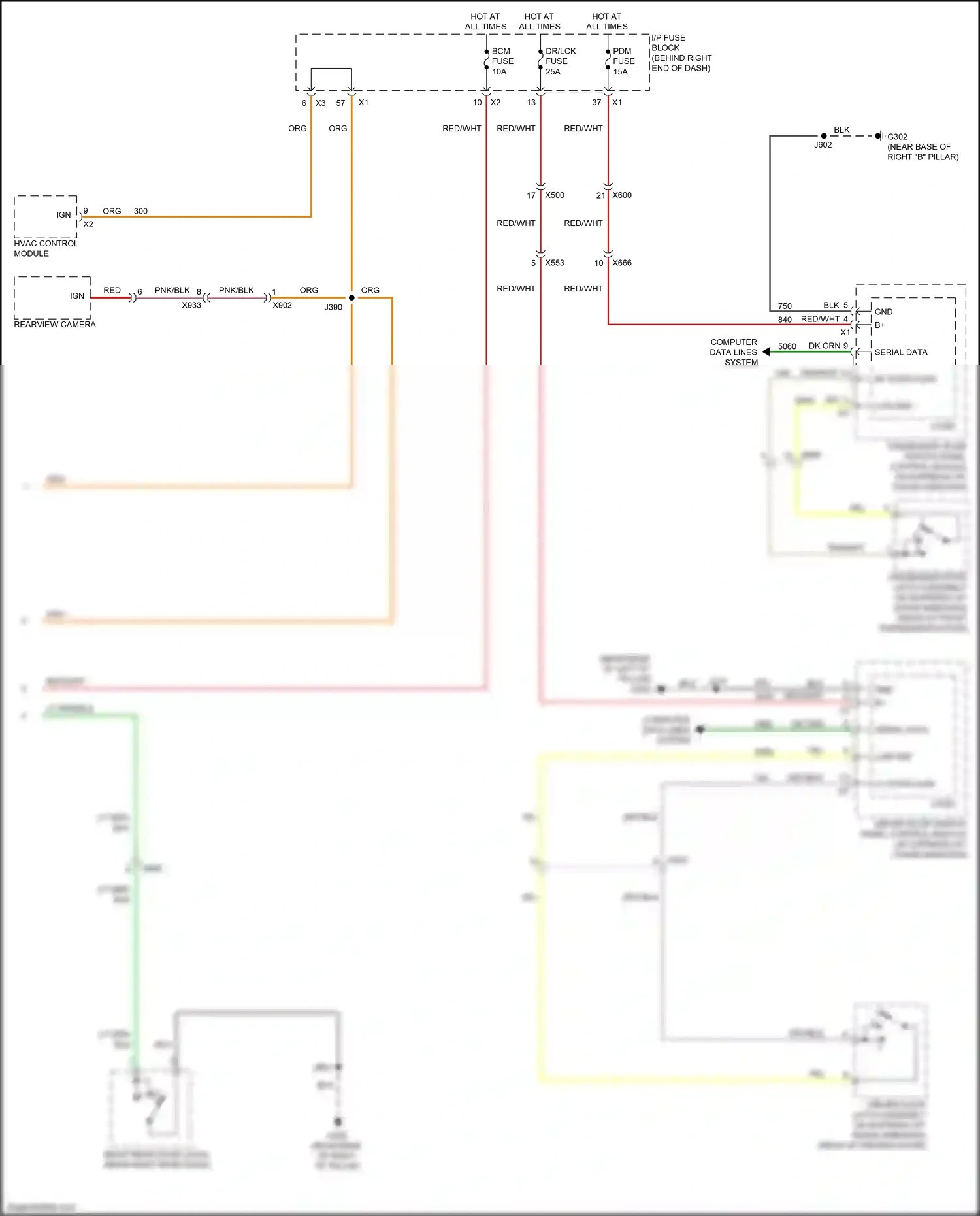 Chevrolet Traverse I facelift (2012-2017) dk grn wiring diagram  (10 of 76)