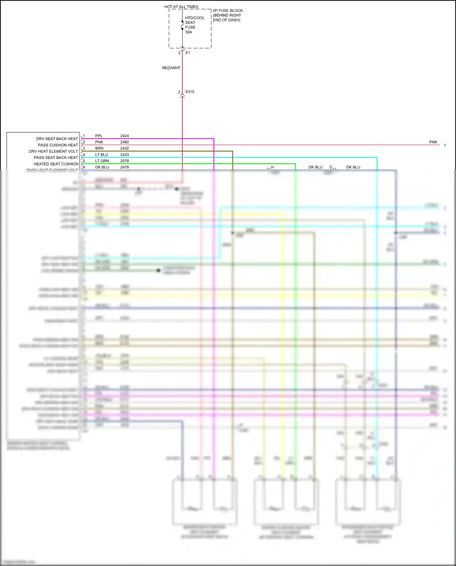 Chevrolet Traverse I facelift (2012-2017) dk grn wiring diagram  (28 of 76)