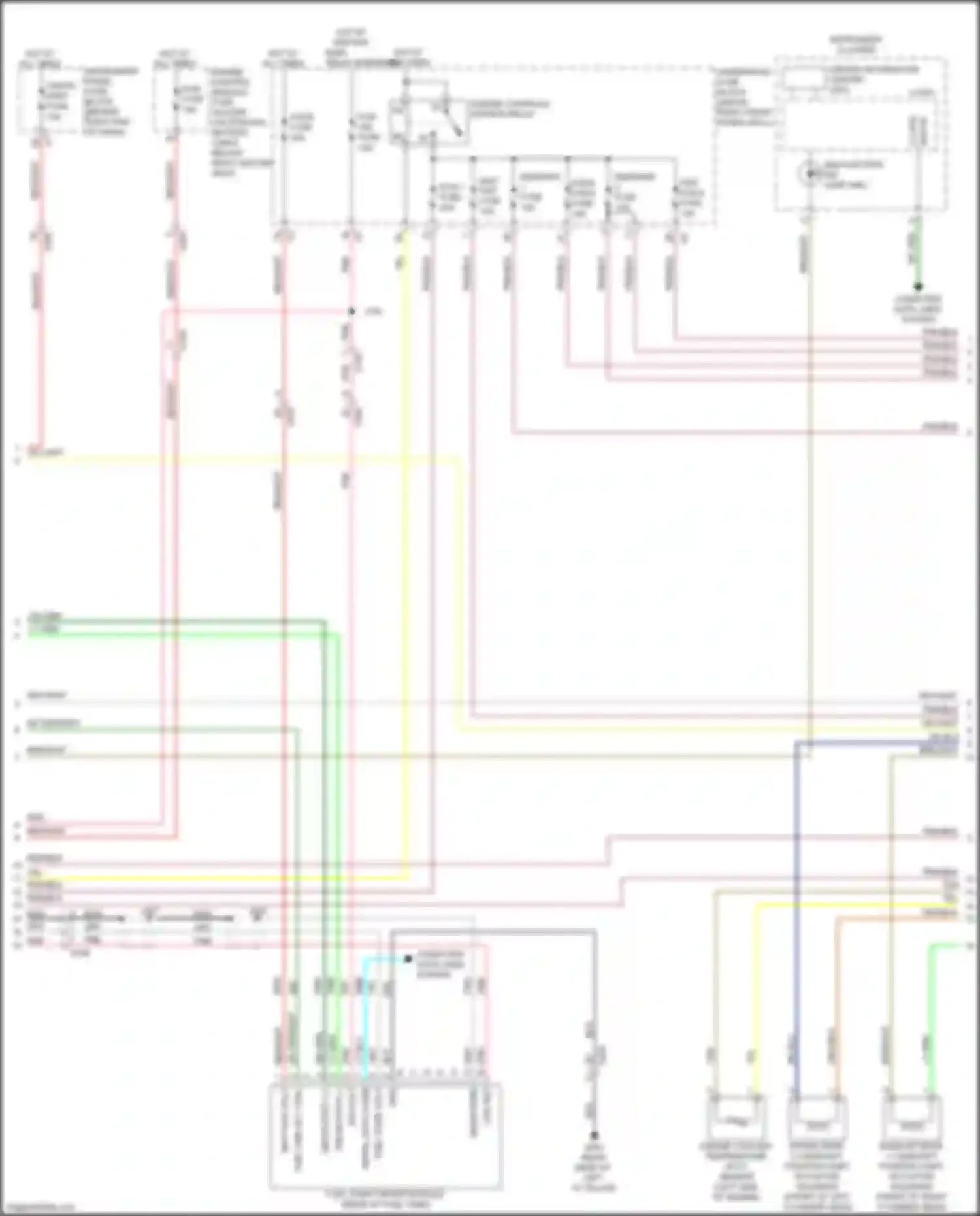 Wiring diagram engine controls ignition relay for Chevrolet Traverse I facelift (2012-2017) (2 of 2)