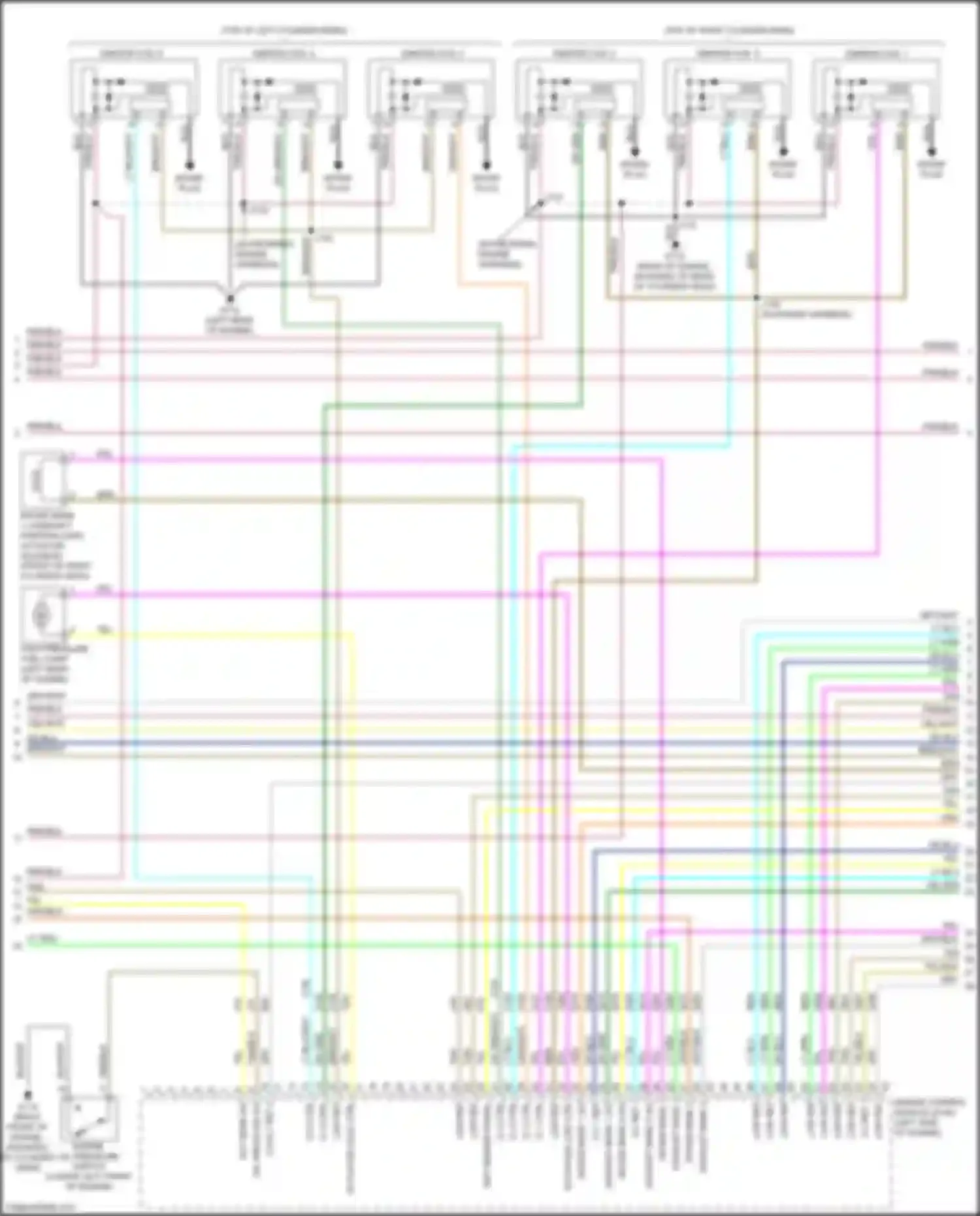 Wiring diagram intake bank 2 sig for Chevrolet Traverse I facelift (2012-2017) (1 of 1)