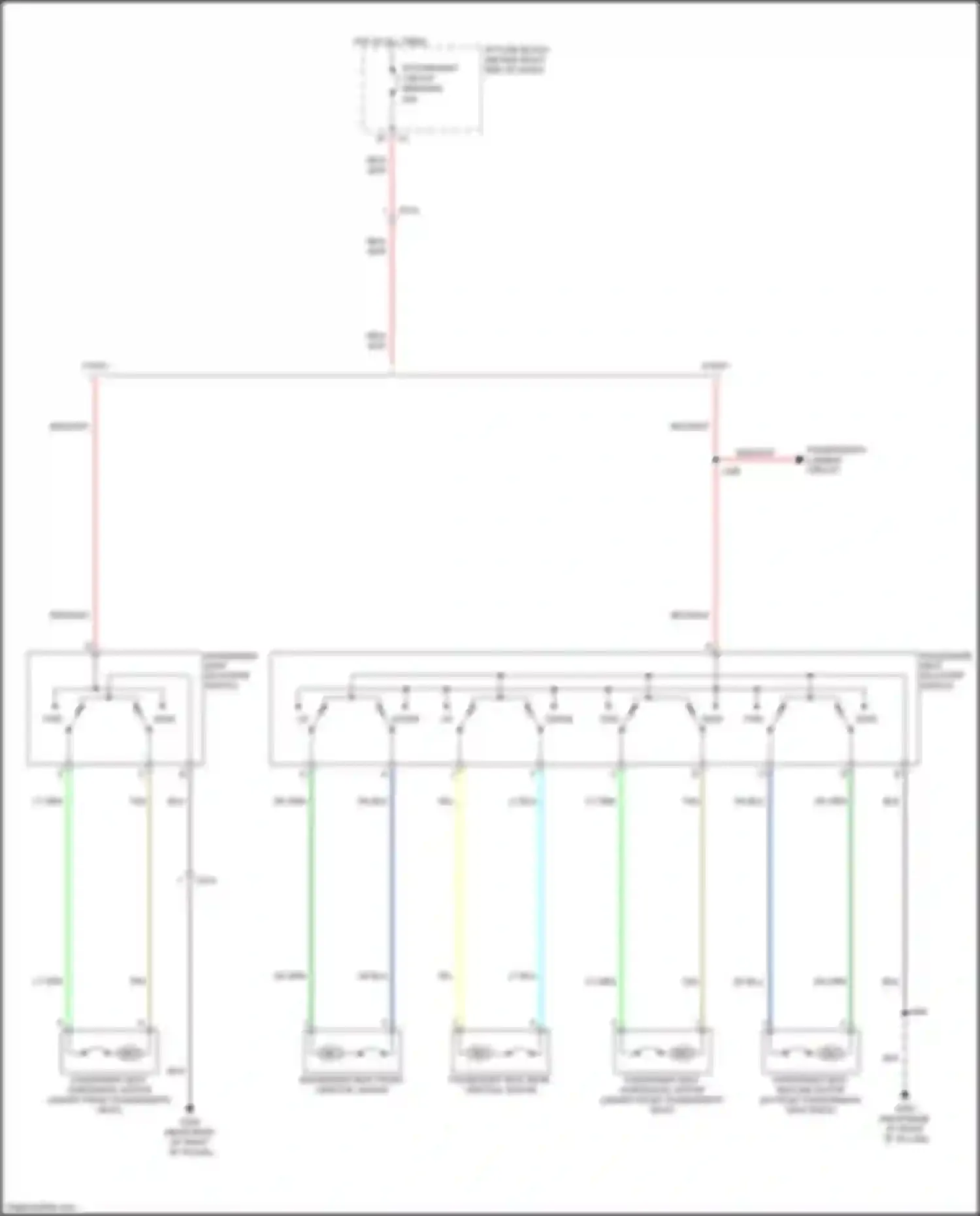Wiring diagram i/p fuse block for Chevrolet Traverse I facelift (2012-2017) (19 of 56)