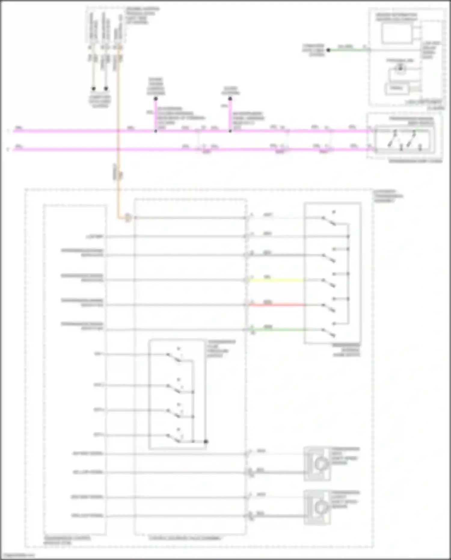 Wiring diagram logic instrument cluster for Chevrolet Traverse I facelift (2012-2017) (1 of 2)