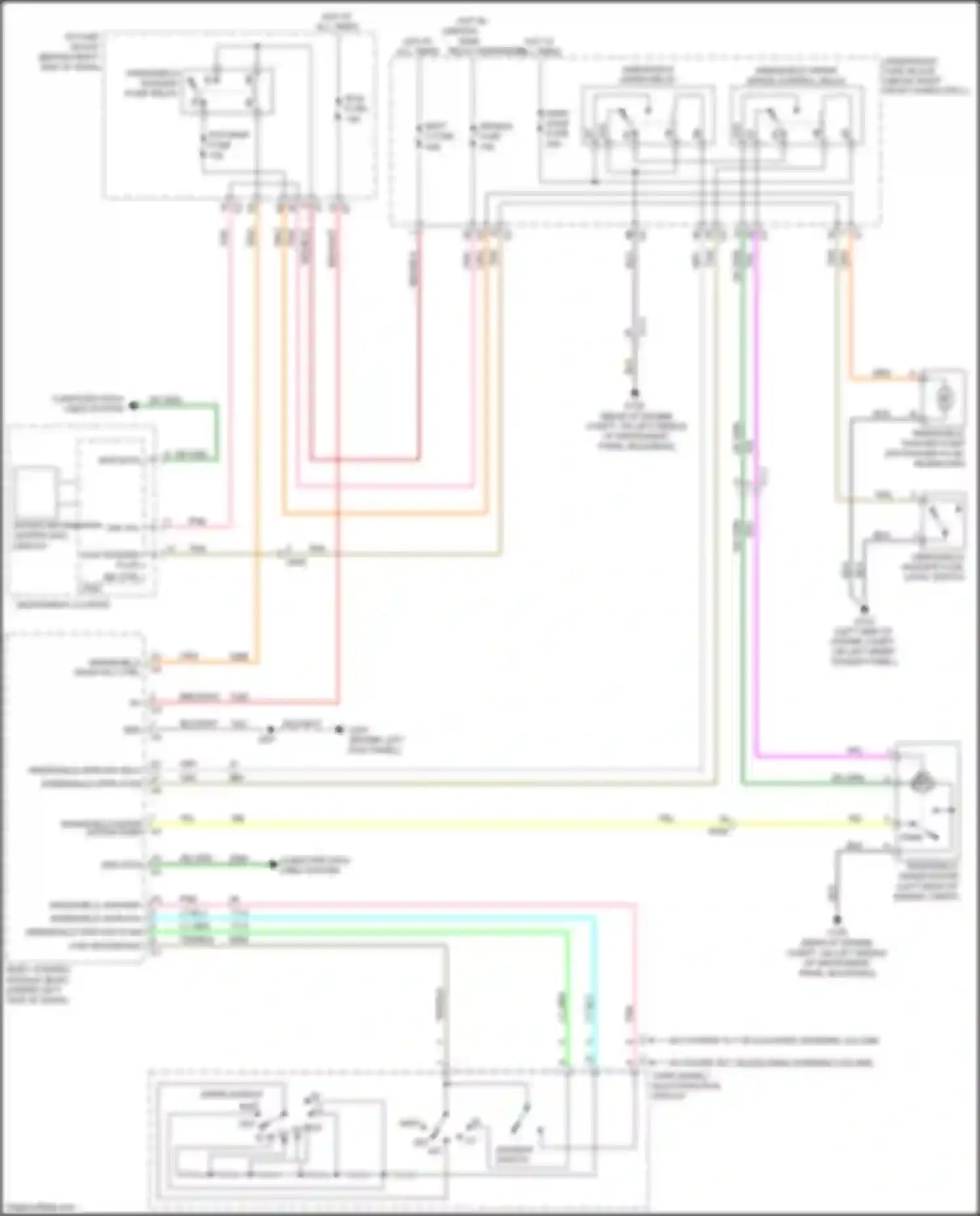 Wiring diagram low reference for Chevrolet Traverse I facelift (2012-2017) (5 of 12)