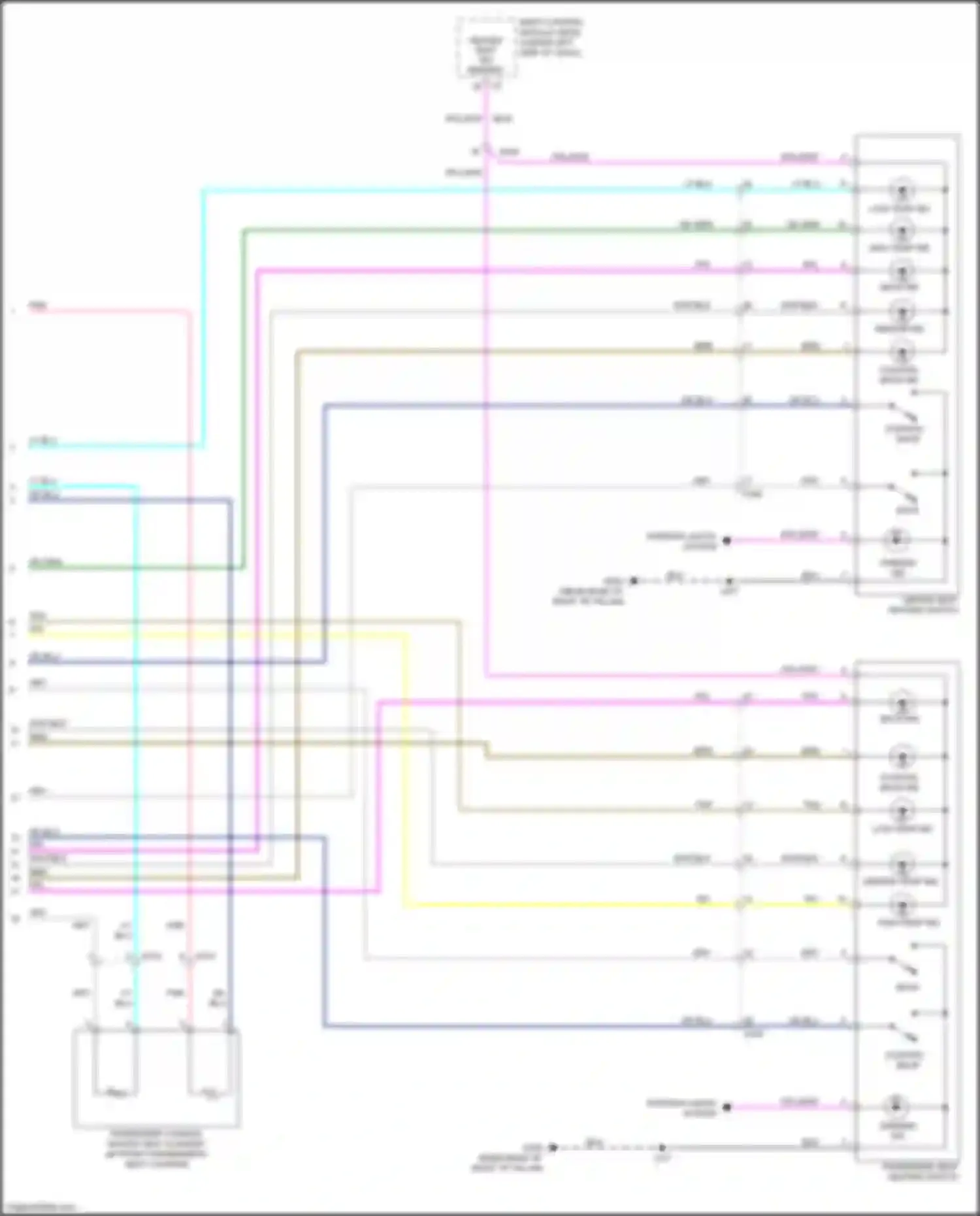 Wiring diagram medium temp ind for Chevrolet Traverse I facelift (2012-2017) (2 of 3)
