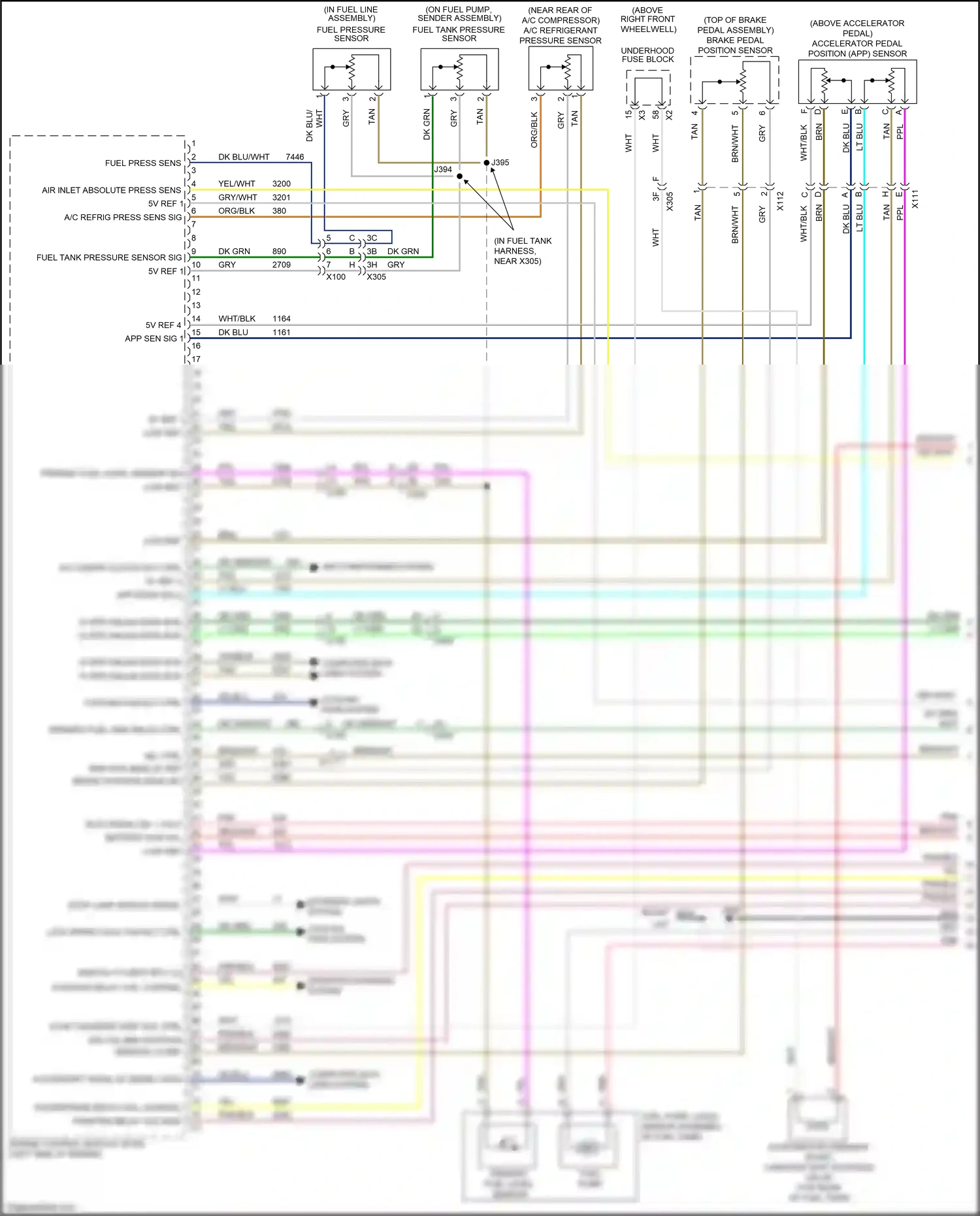 Chevrolet Traverse I facelift (2012-2017) pnk wiring diagram  (50 of 51)